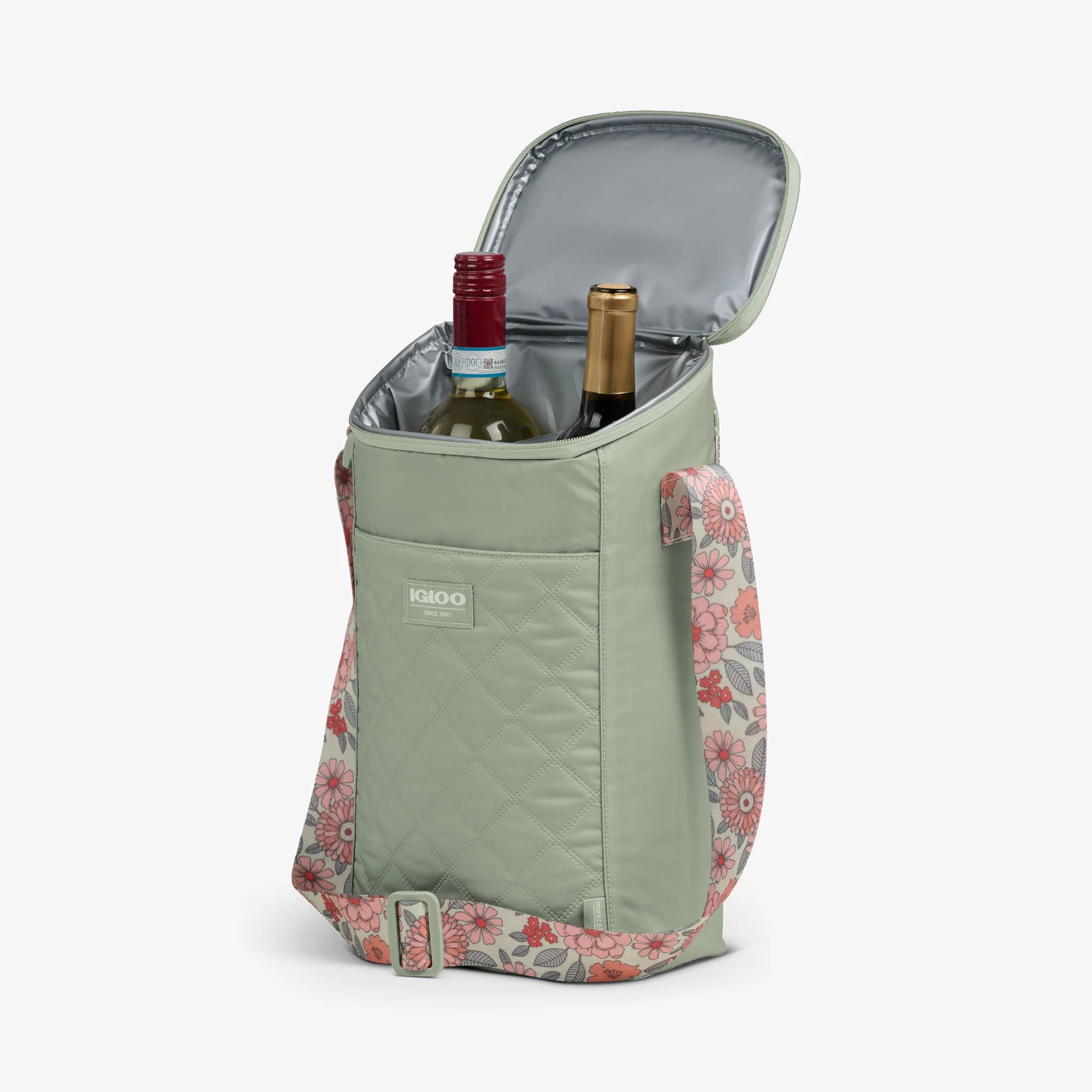 Igloo Camping Cooler Floral MaxCold DUO Vertical CrossbodyCooler Bag - Image 4