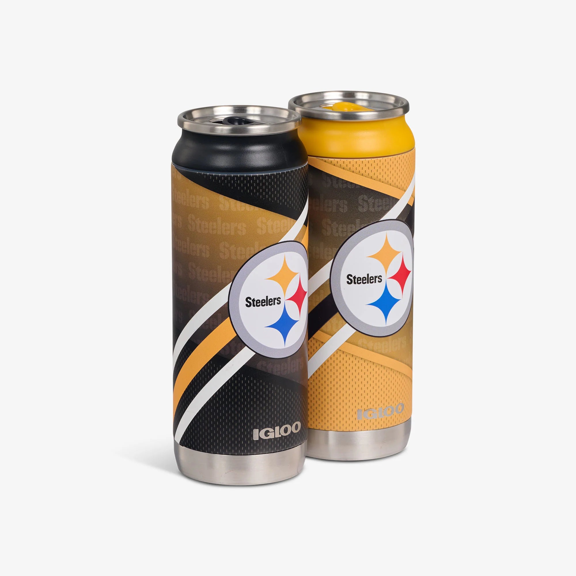 Igloo Camping Cooler Pittsburgh Steelers Home & Away 16 Oz Can 2-Pack - Image 4