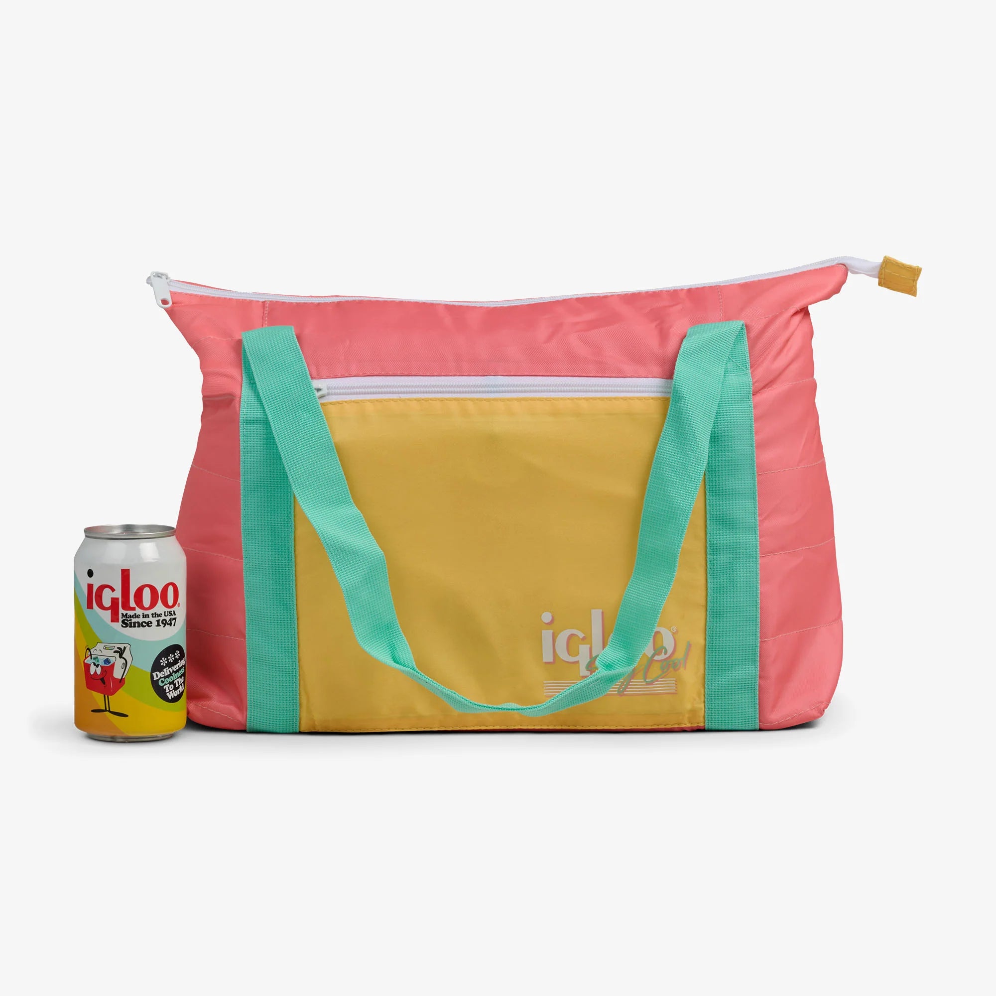Igloo Camping Cooler Retro Packable Puffer 20-Can Cooler Bag - Image 22
