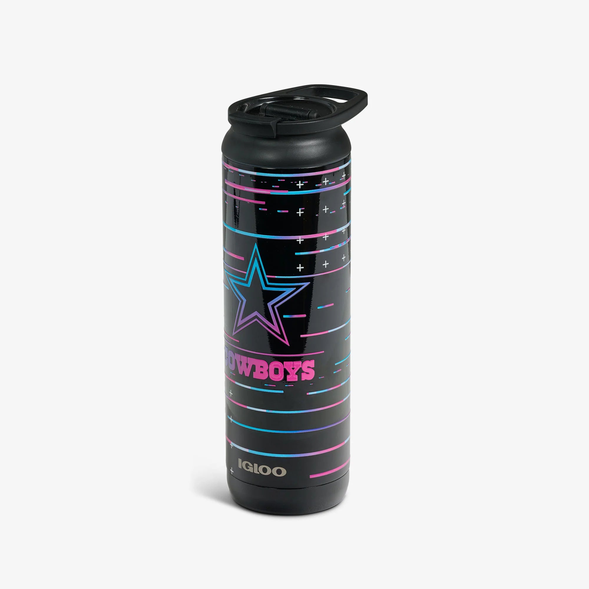 Igloo Camping Cooler NFL Neon Dallas Cowboys 20 Oz Flip n Sip Tumbler - Image 6