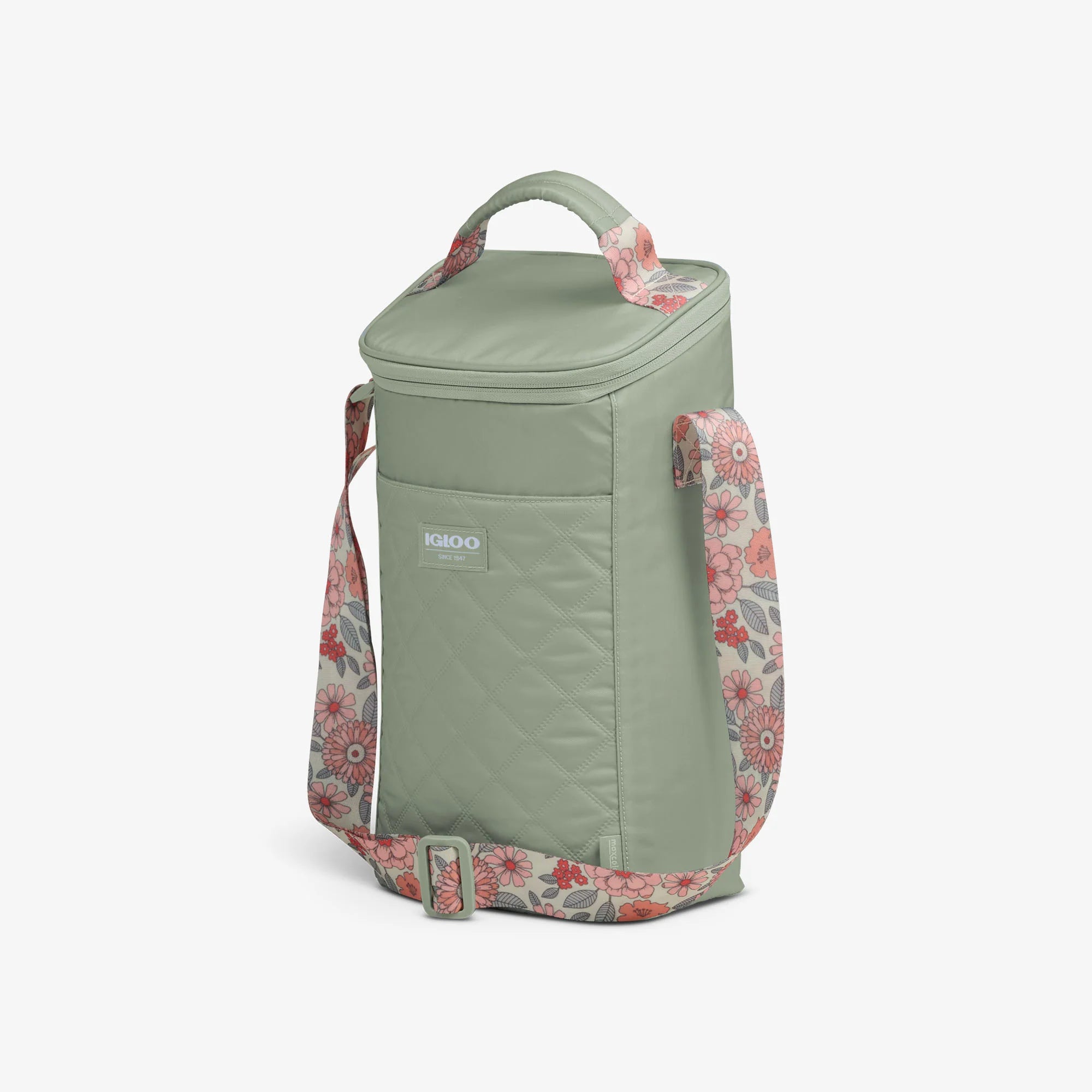 Igloo Camping Cooler Floral MaxCold DUO Vertical CrossbodyCooler Bag - Image 2