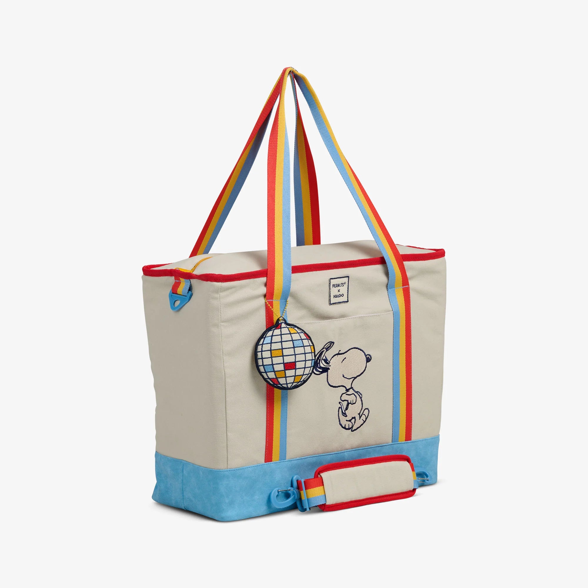 Igloo Camping Cooler Snoopy Disco Party Dual Compartment Tote Cooler Bag - Image 4