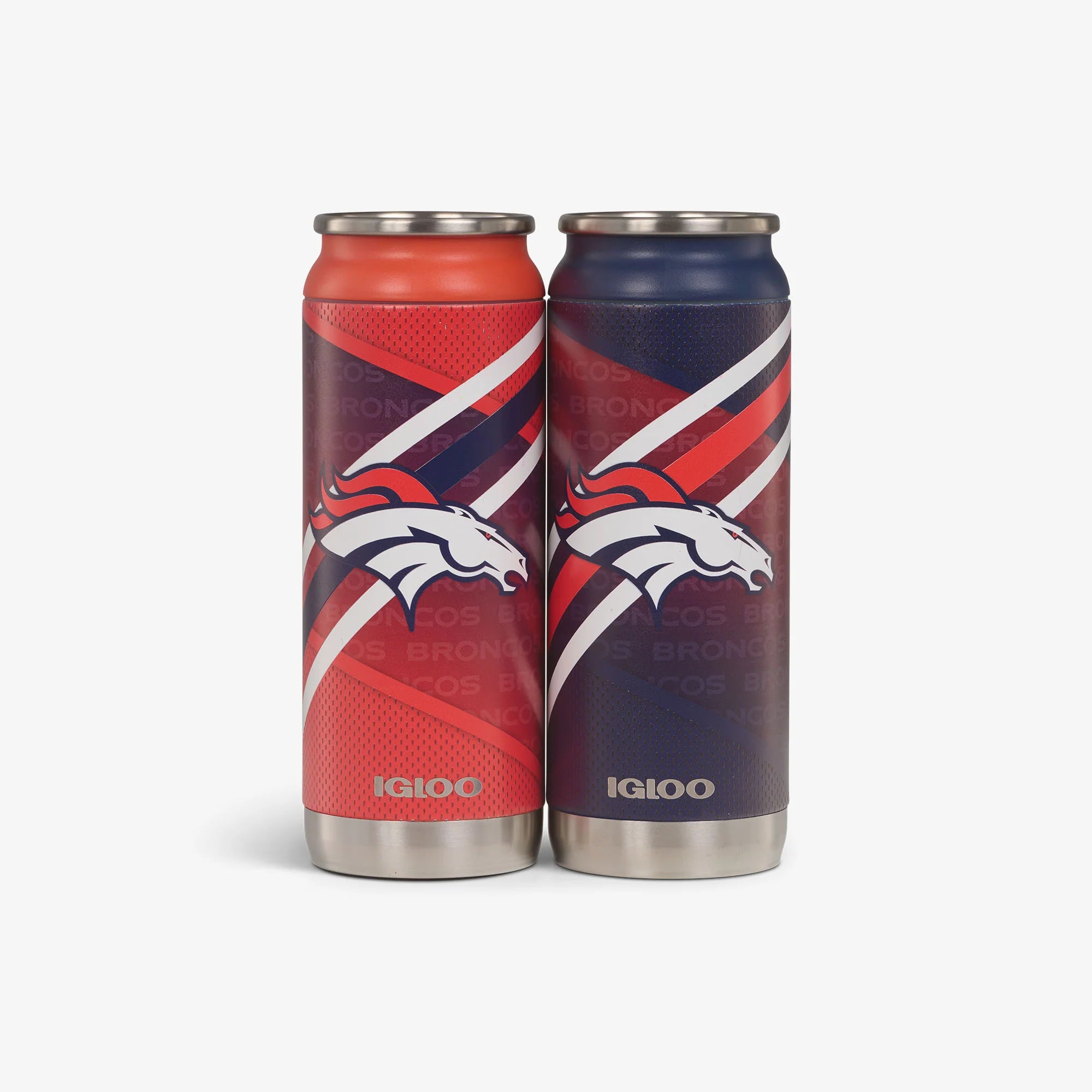 Igloo Camping Cooler Denver Broncos Home & Away 16 Oz Can 2-Pack