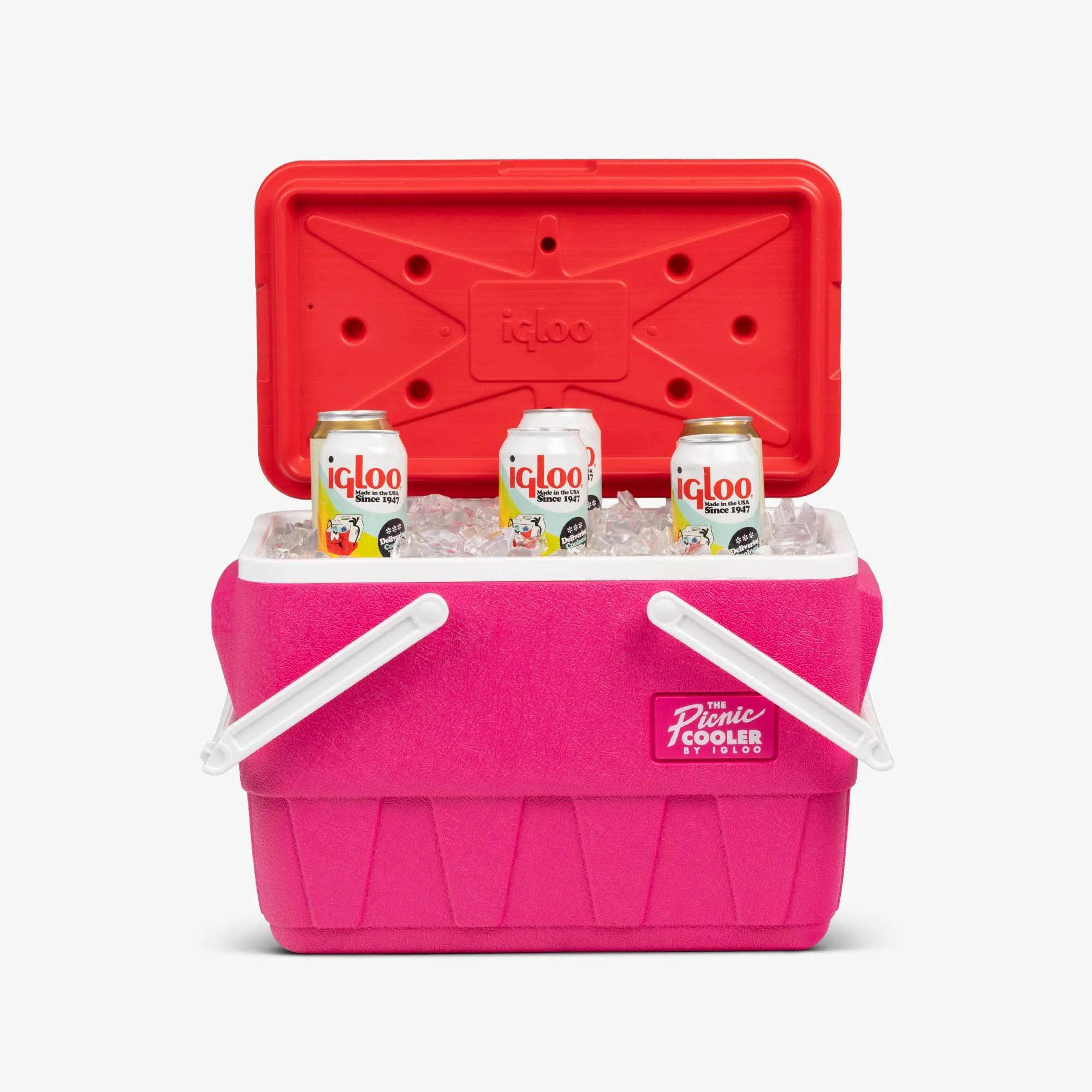 Igloo Camping Cooler Retro Picnic Basket 25 Qt Cooler - Image 6