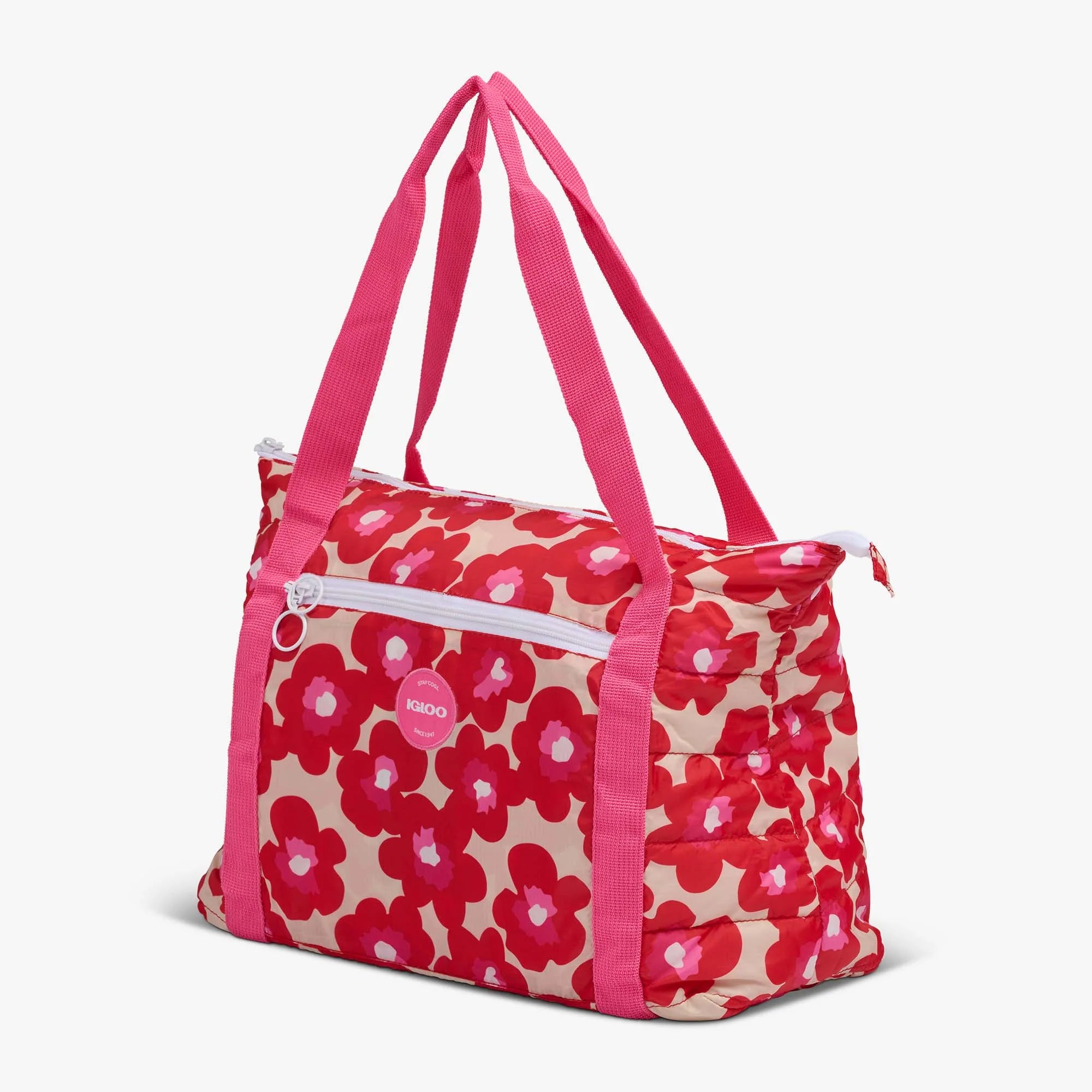 Igloo Camping Cooler Retro Packable Puffer 20-Can Cooler Bag - Image 11