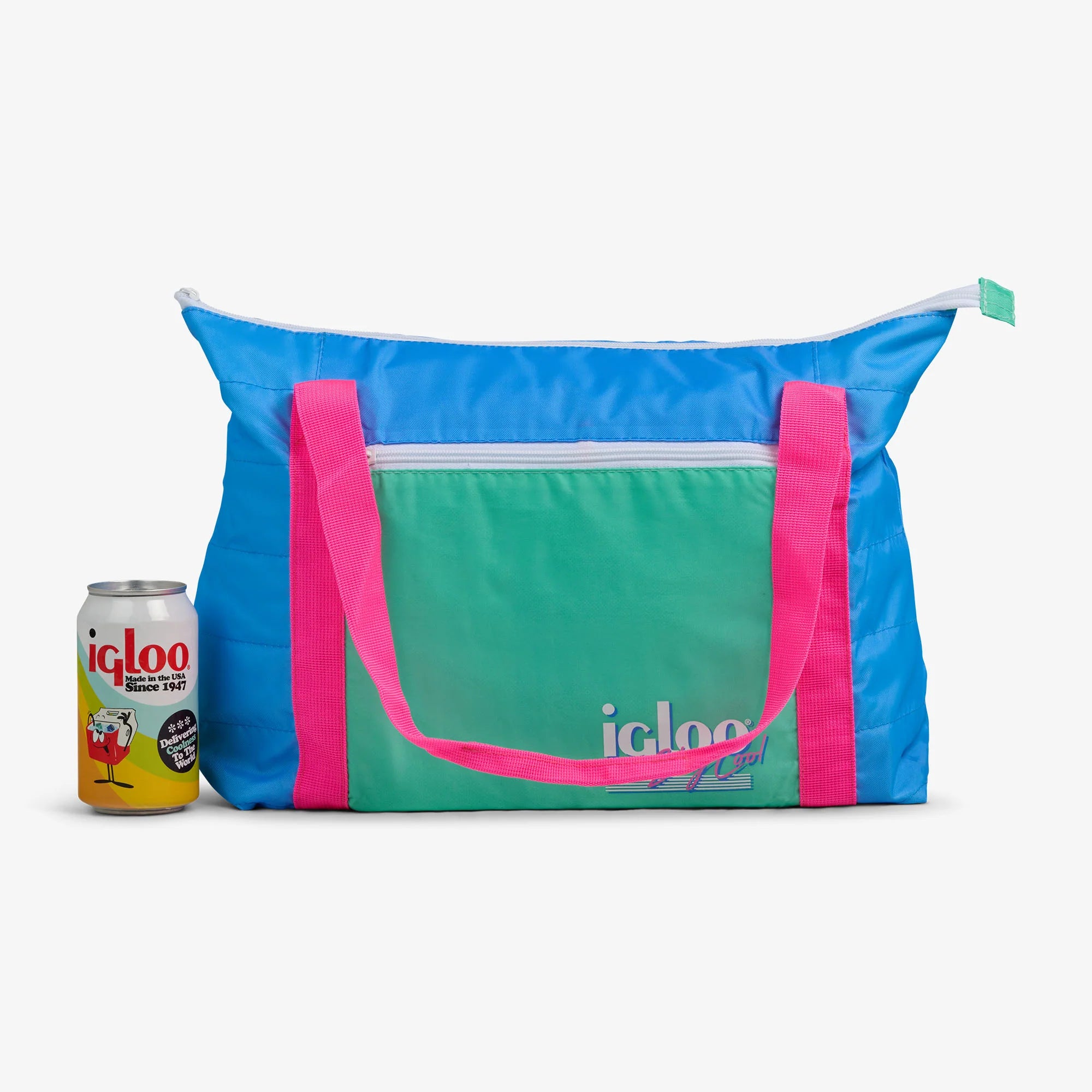 Igloo Camping Cooler Retro Packable Puffer 20-Can Cooler Bag - Image 18