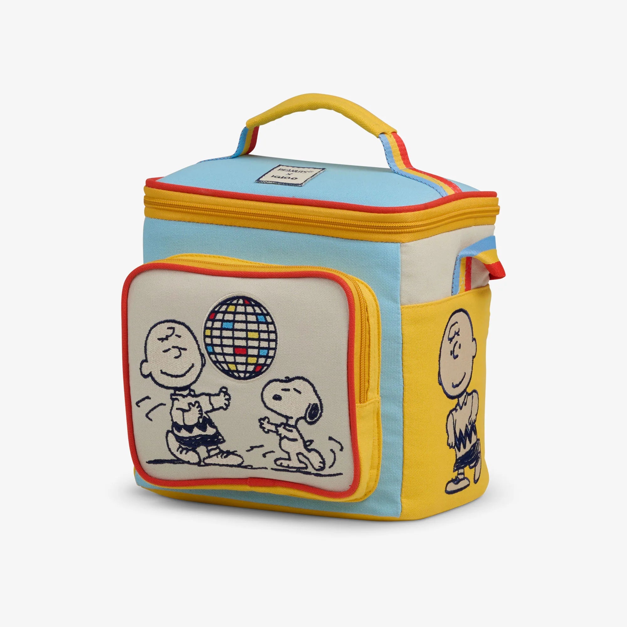 Igloo Camping Cooler Snoopy Disco Party Square Lunch Cooler Bag - Image 2