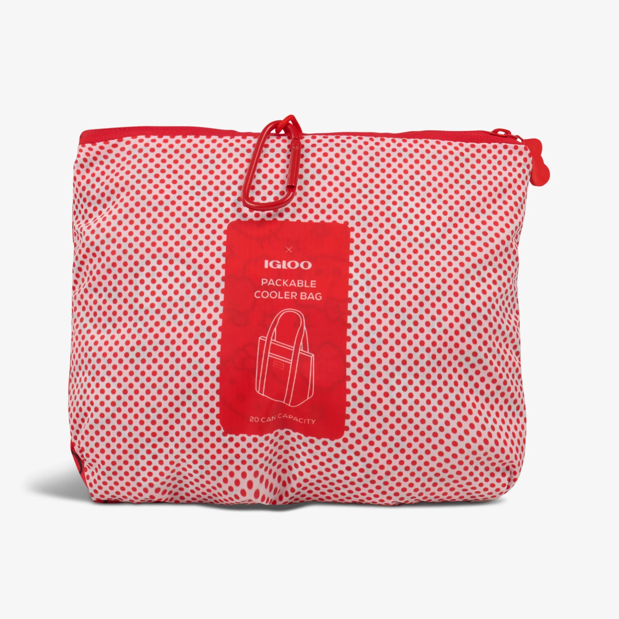 Igloo Camping Cooler Hello Kitty Red Apples Packable Puffer 20-Can Cooler Bag - Image 3