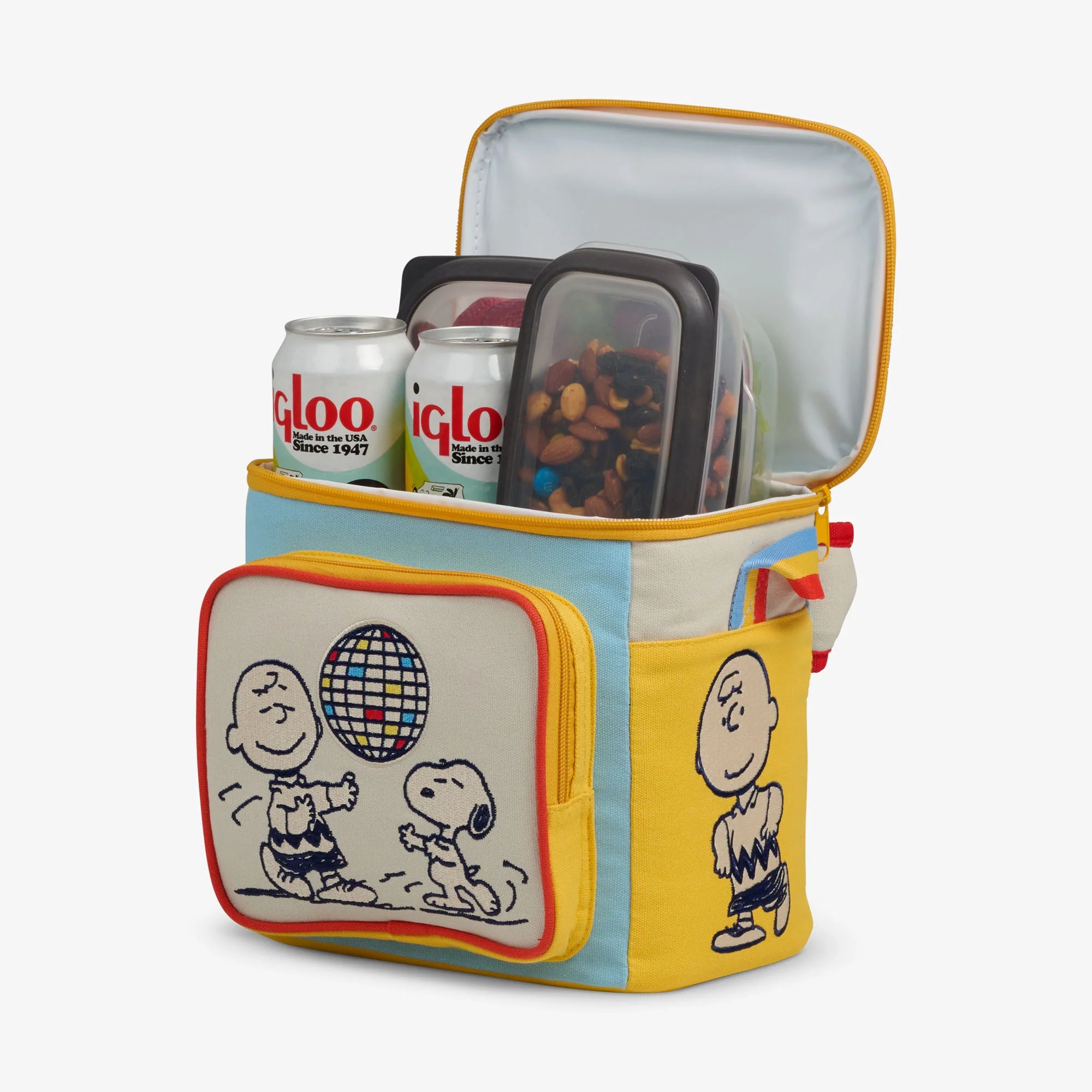 Igloo Camping Cooler Snoopy Disco Party Square Lunch Cooler Bag - Image 3