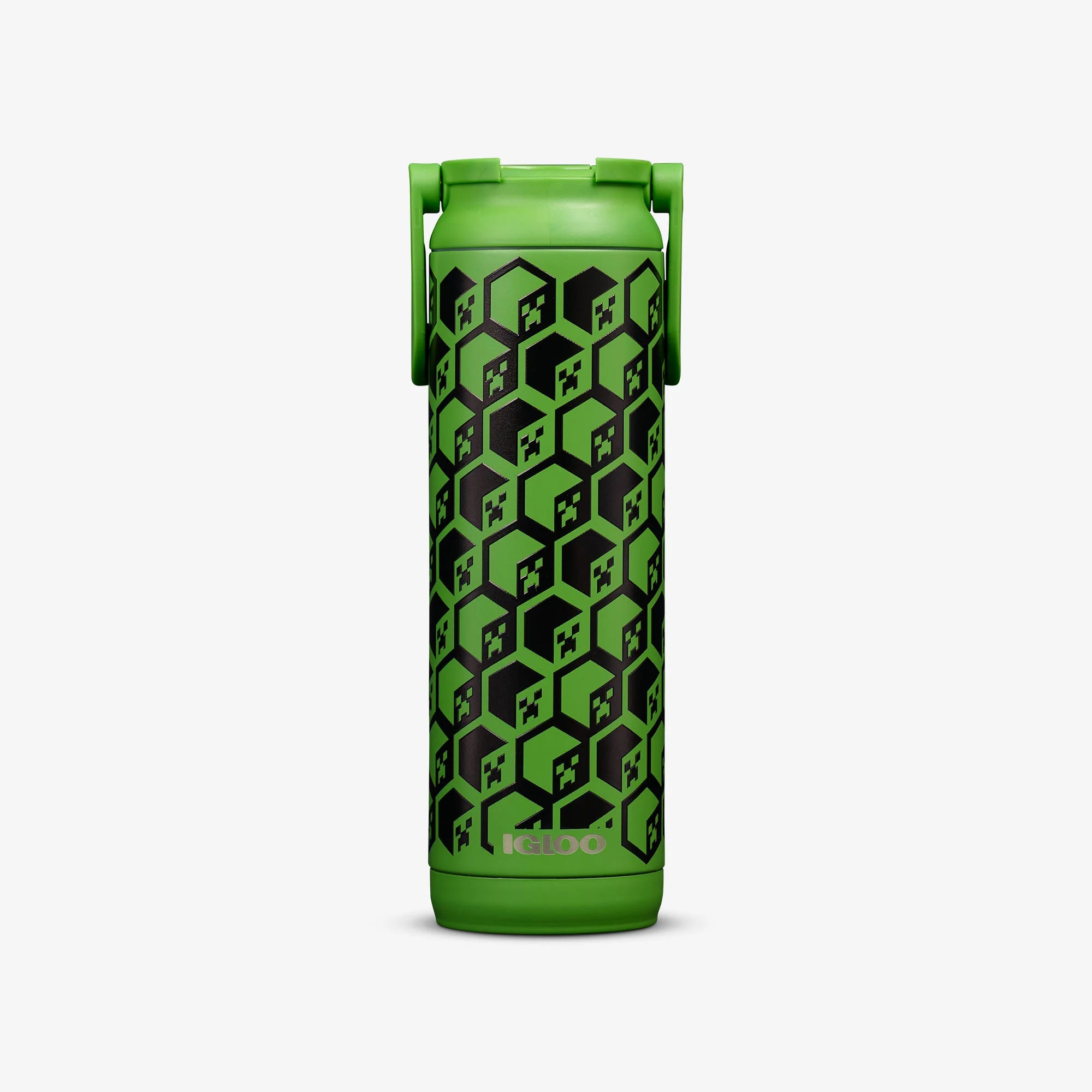 Igloo Camping Cooler Minecraft Creeper Glow in the Dark 20 Oz Bottle