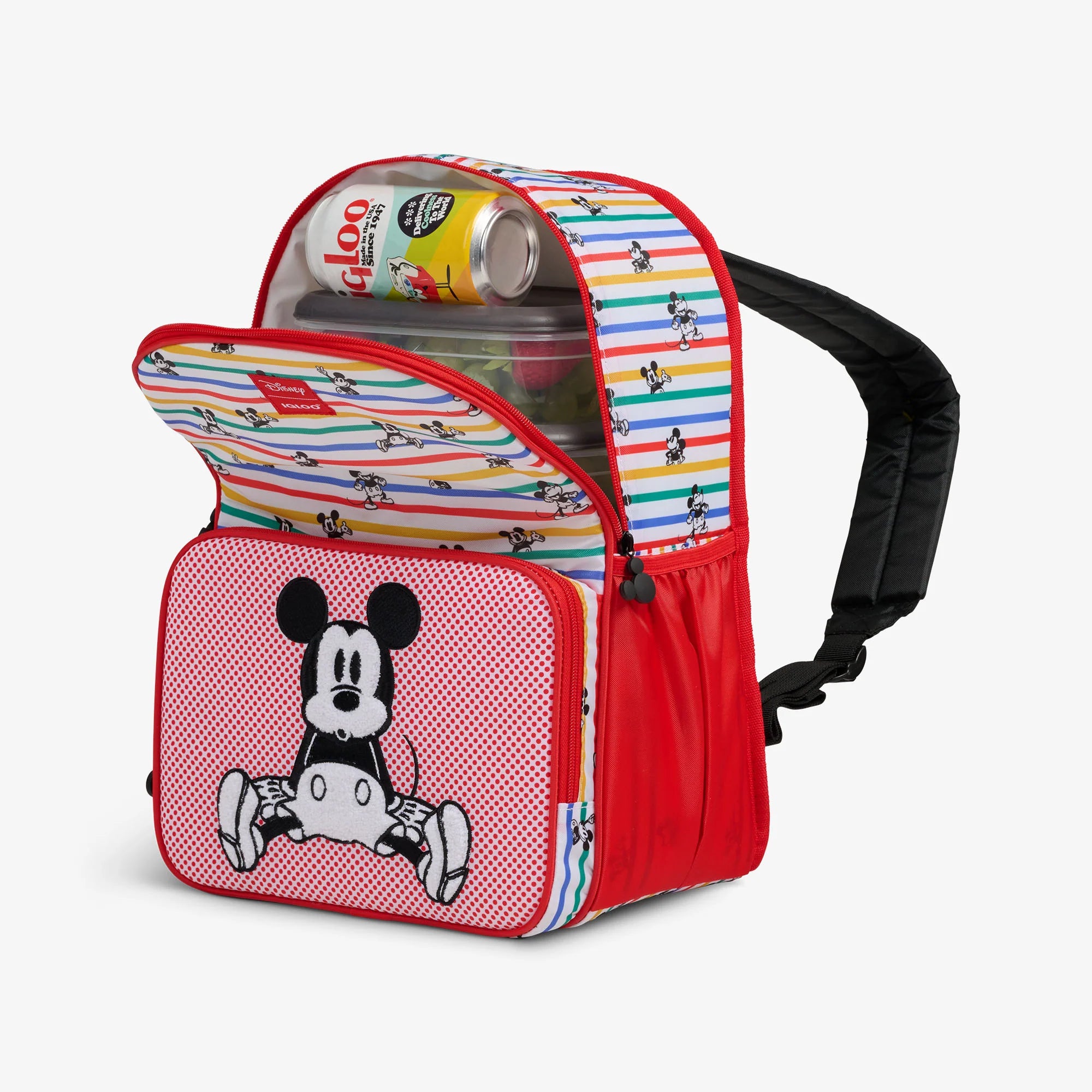 Igloo Camping Cooler Disney Mickey Mouse Stripe 24-Can Backpack - Image 3