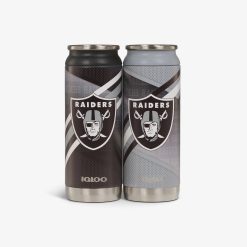 Igloo Camping Cooler Las Vegas Raiders Home & Away 16 Oz Can 2-Pack