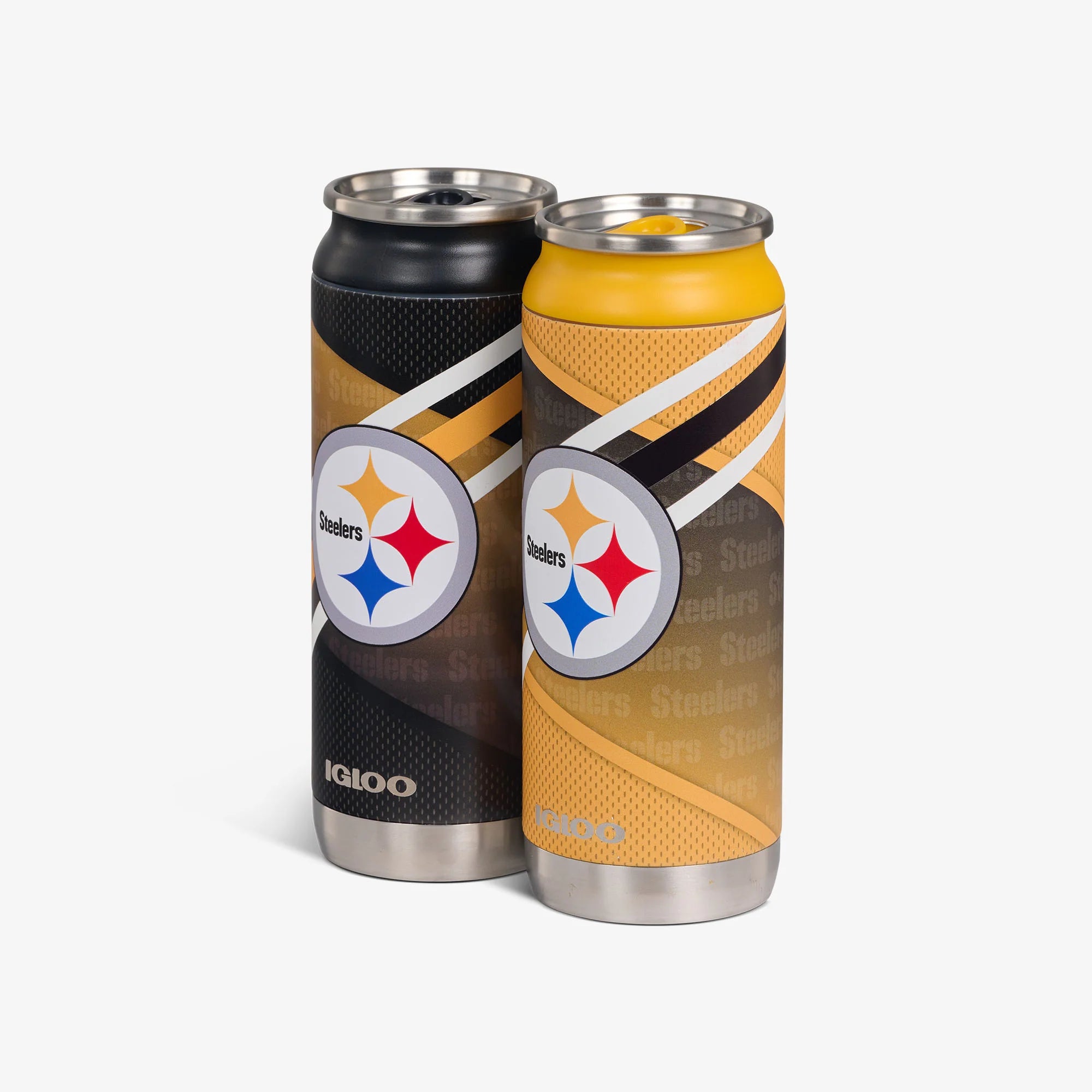 Igloo Camping Cooler Pittsburgh Steelers Home & Away 16 Oz Can 2-Pack - Image 2