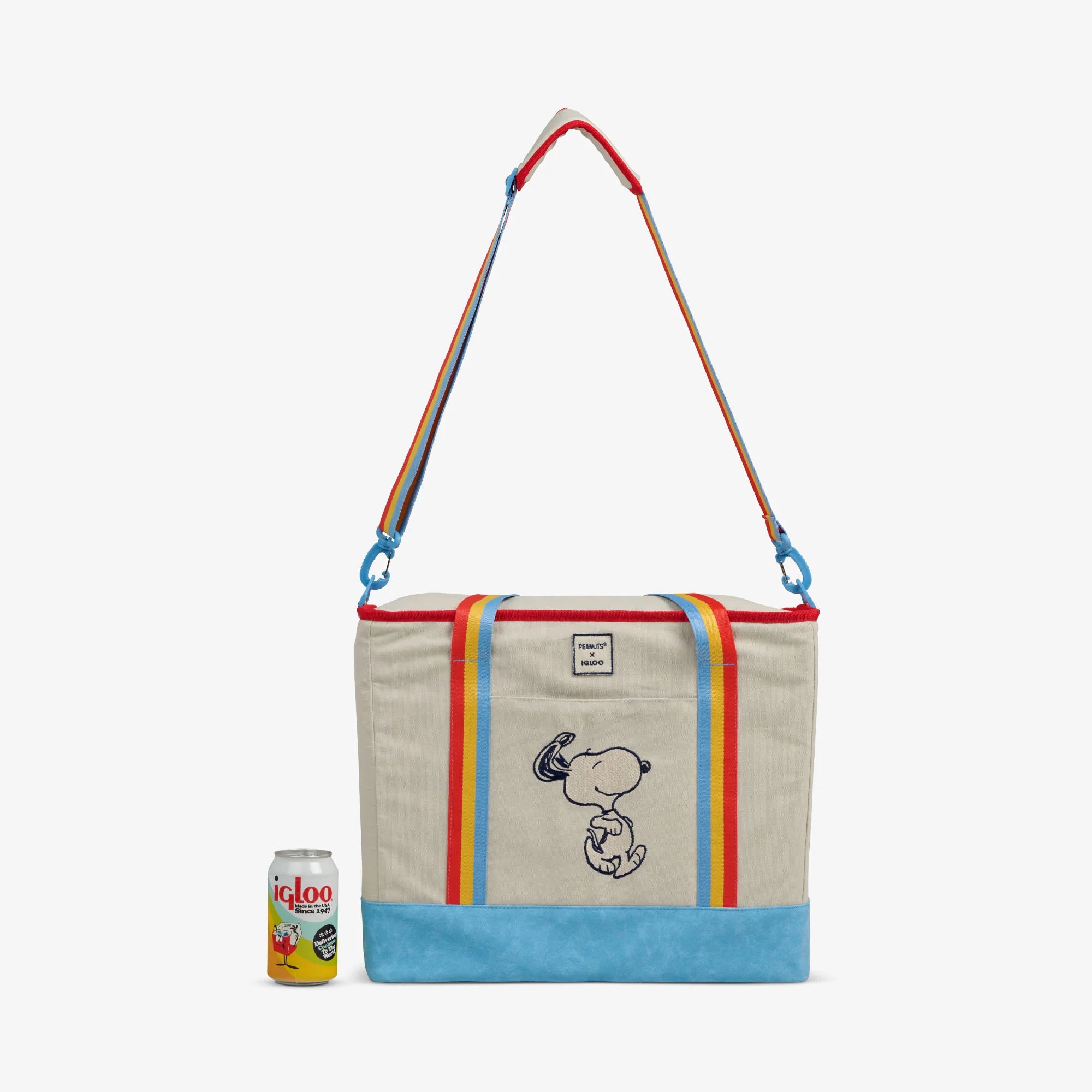 Igloo Camping Cooler Snoopy Disco Party Dual Compartment Tote Cooler Bag - Image 7