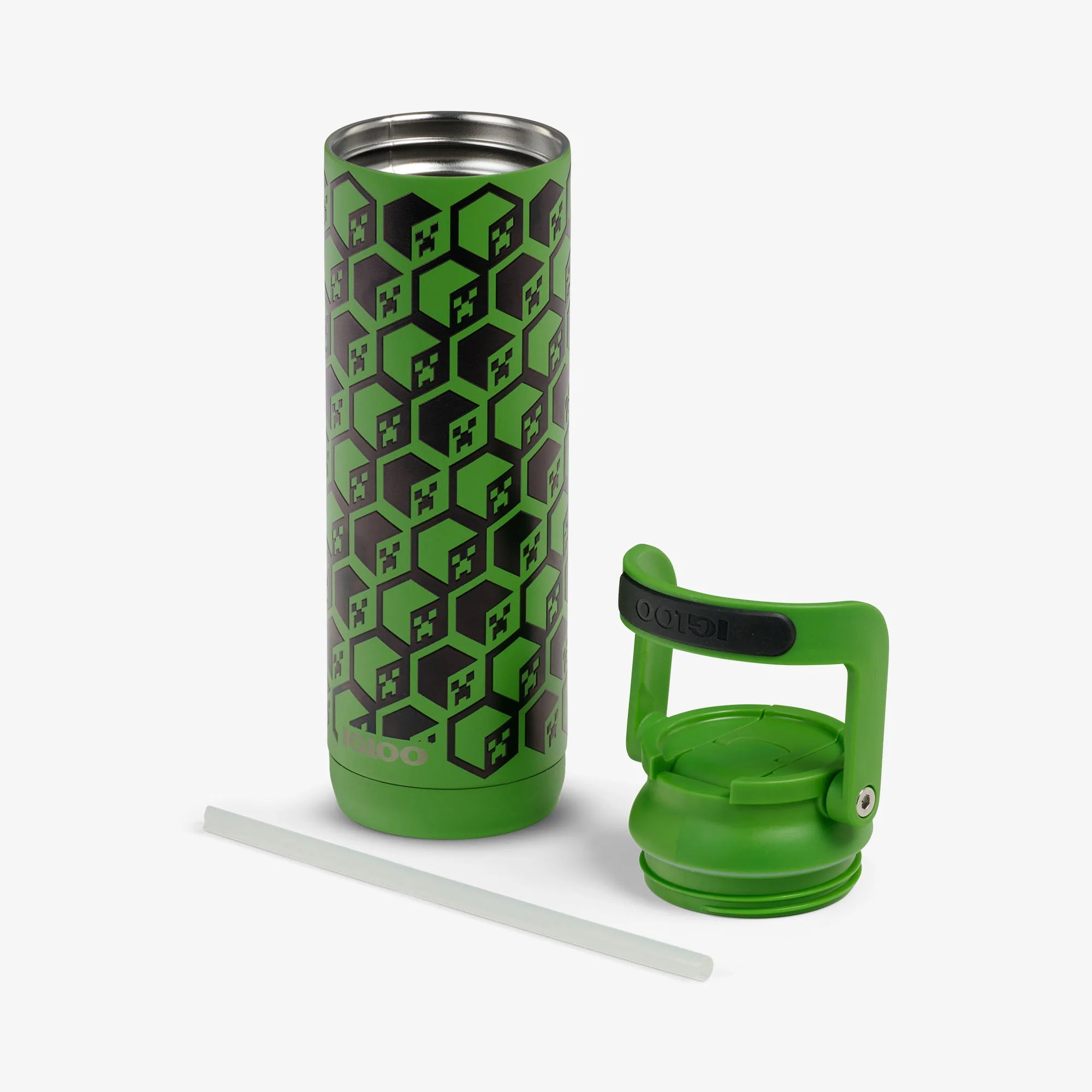 Igloo Camping Cooler Minecraft Creeper Glow in the Dark 20 Oz Bottle - Image 3