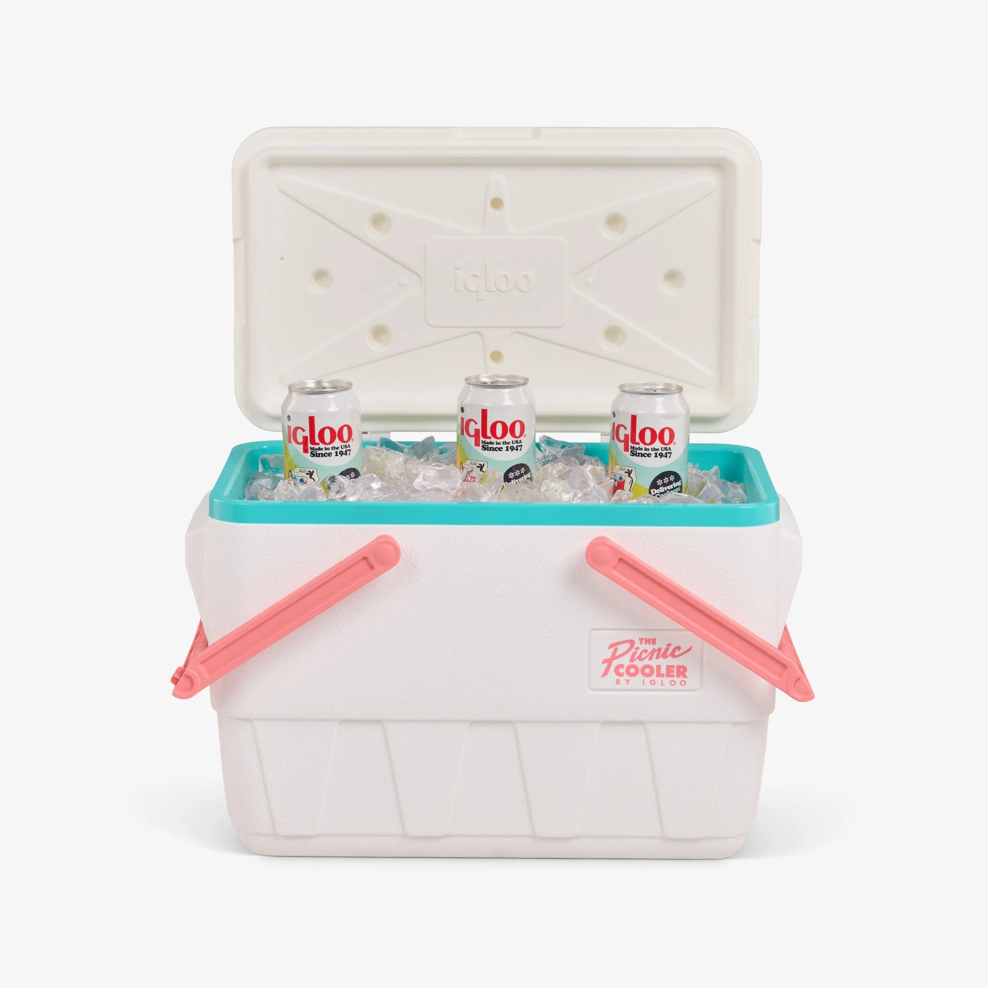 Igloo Camping Cooler Retro Picnic Basket 25 Qt Cooler - Image 49