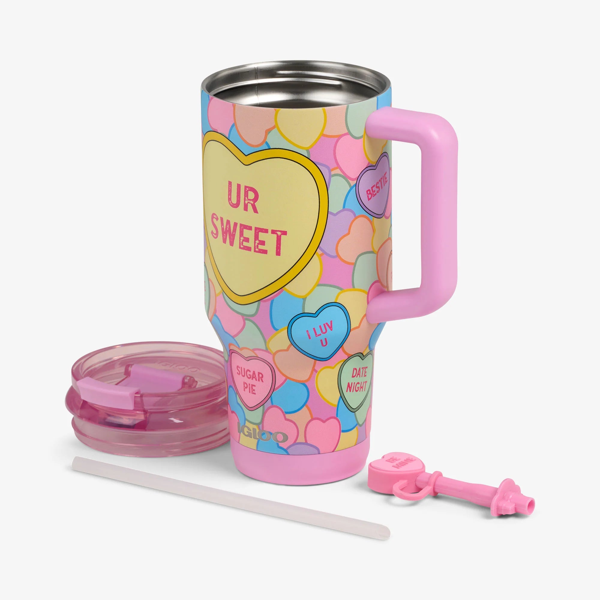 Igloo Camping Cooler Sweethearts Candies 32 Oz Travel Mug - Image 3