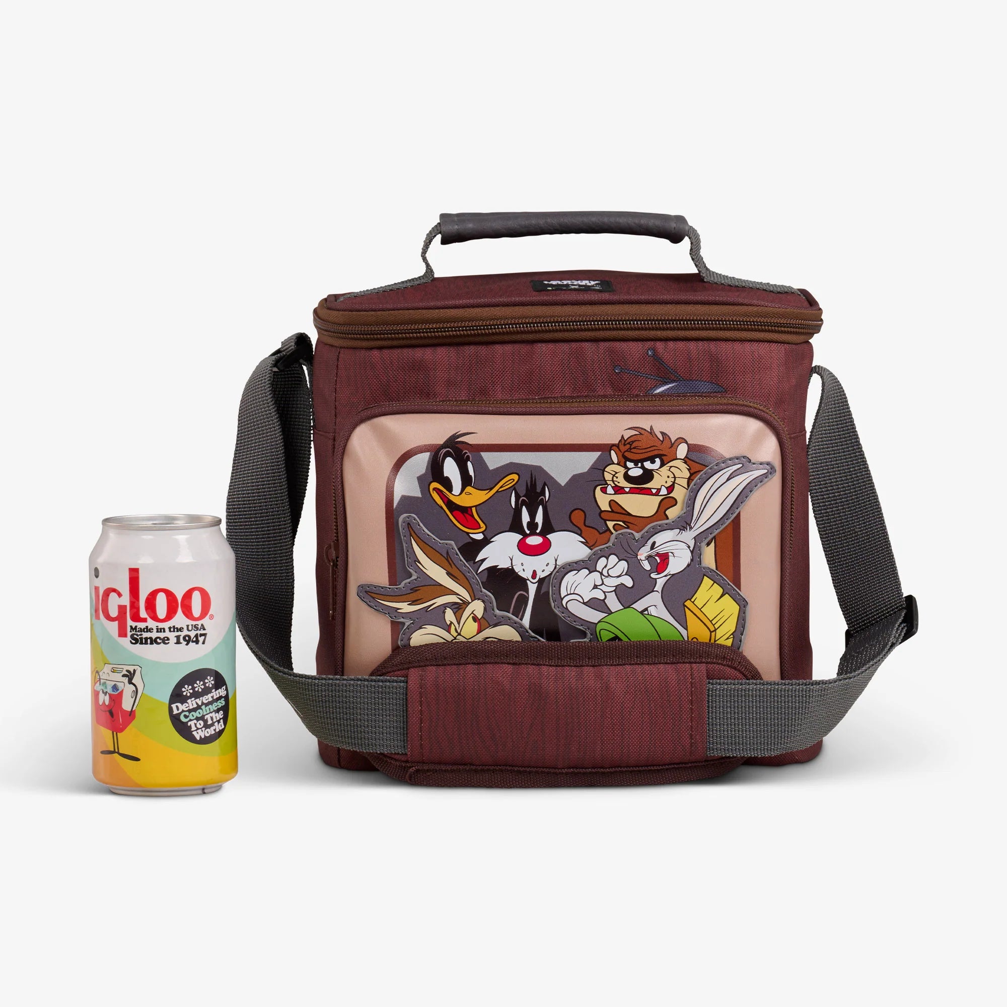 Igloo Camping Cooler Looney Tunes TV Square Lunch Cooler Bag - Image 5