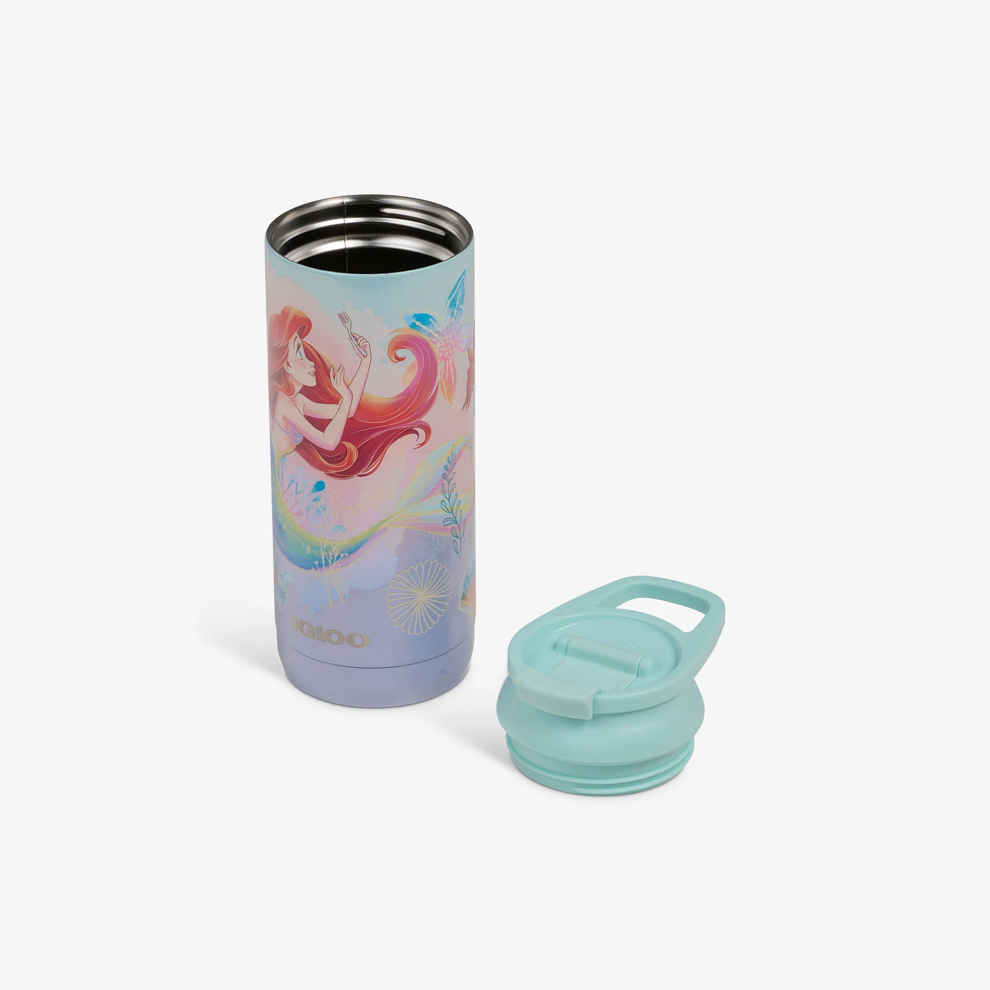 Igloo Camping Cooler Disney The Little Mermaid 16 Oz Flip n Sip Tumbler - Image 3