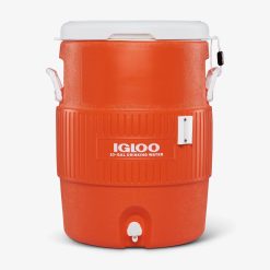 Igloo Camping Cooler 10 Gallon Seat Top Water Jug With Cup Dispenser