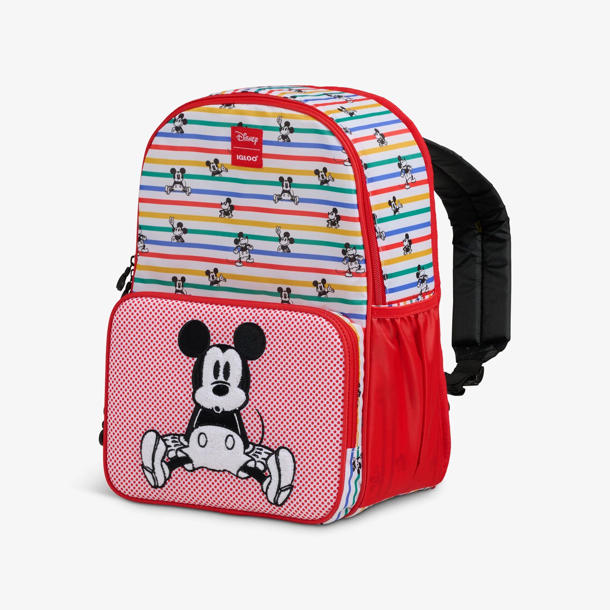 Igloo Camping Cooler Disney Mickey Mouse Stripe 24-Can Backpack - Image 2