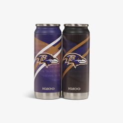 Igloo Camping Cooler Baltimore Ravens Home & Away 16 Oz Can 2-Pack