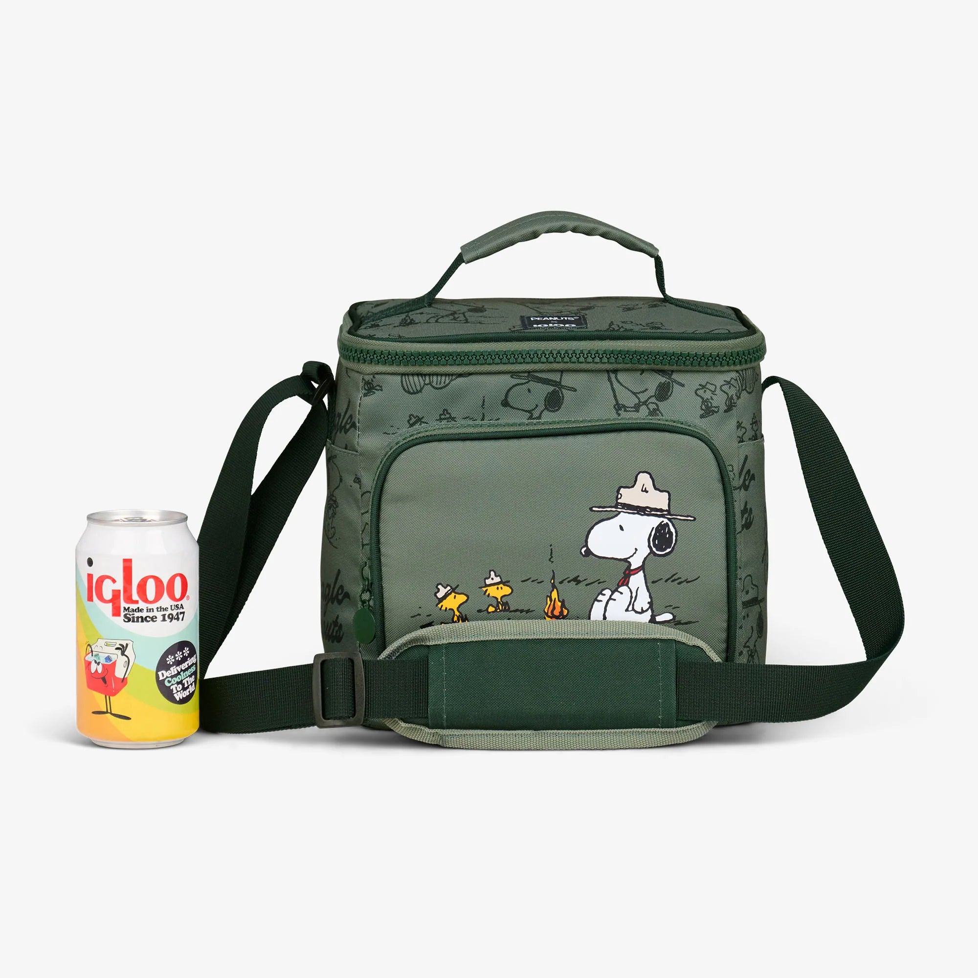 Igloo Camping Cooler Peanuts Beagle Scouts Square Lunch Cooler Bag - Image 7