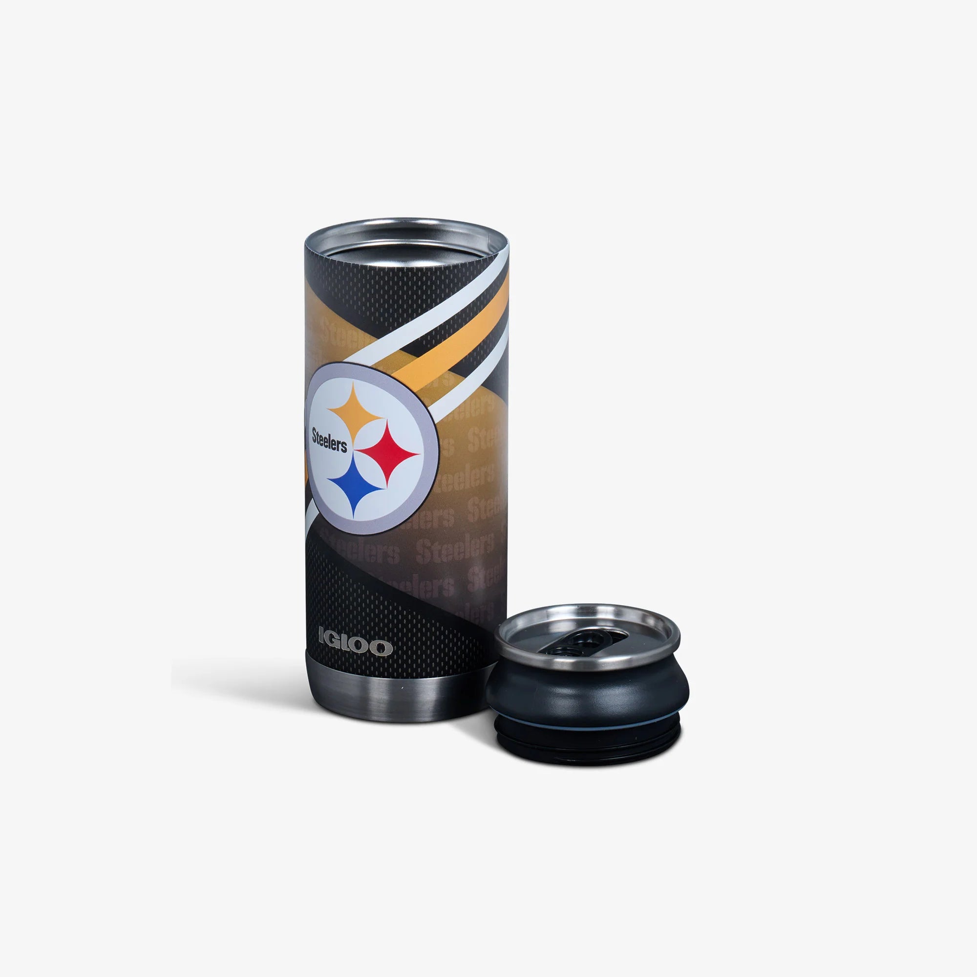 Igloo Camping Cooler Pittsburgh Steelers 16 Oz Can - Image 4