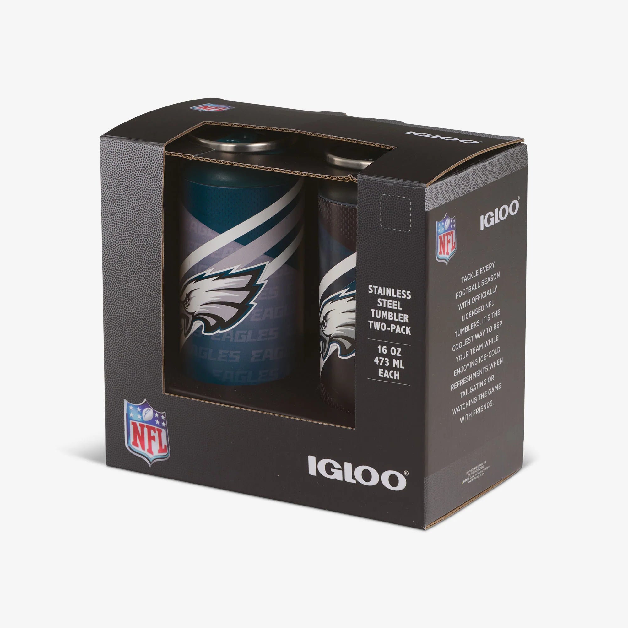 Igloo Camping Cooler Philadelphia Eagles Home & Away 16 Oz Can 2-Pack - Image 5