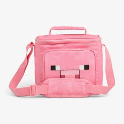 Igloo Camping Cooler Minecraft Pig Square Lunch Cooler Bag