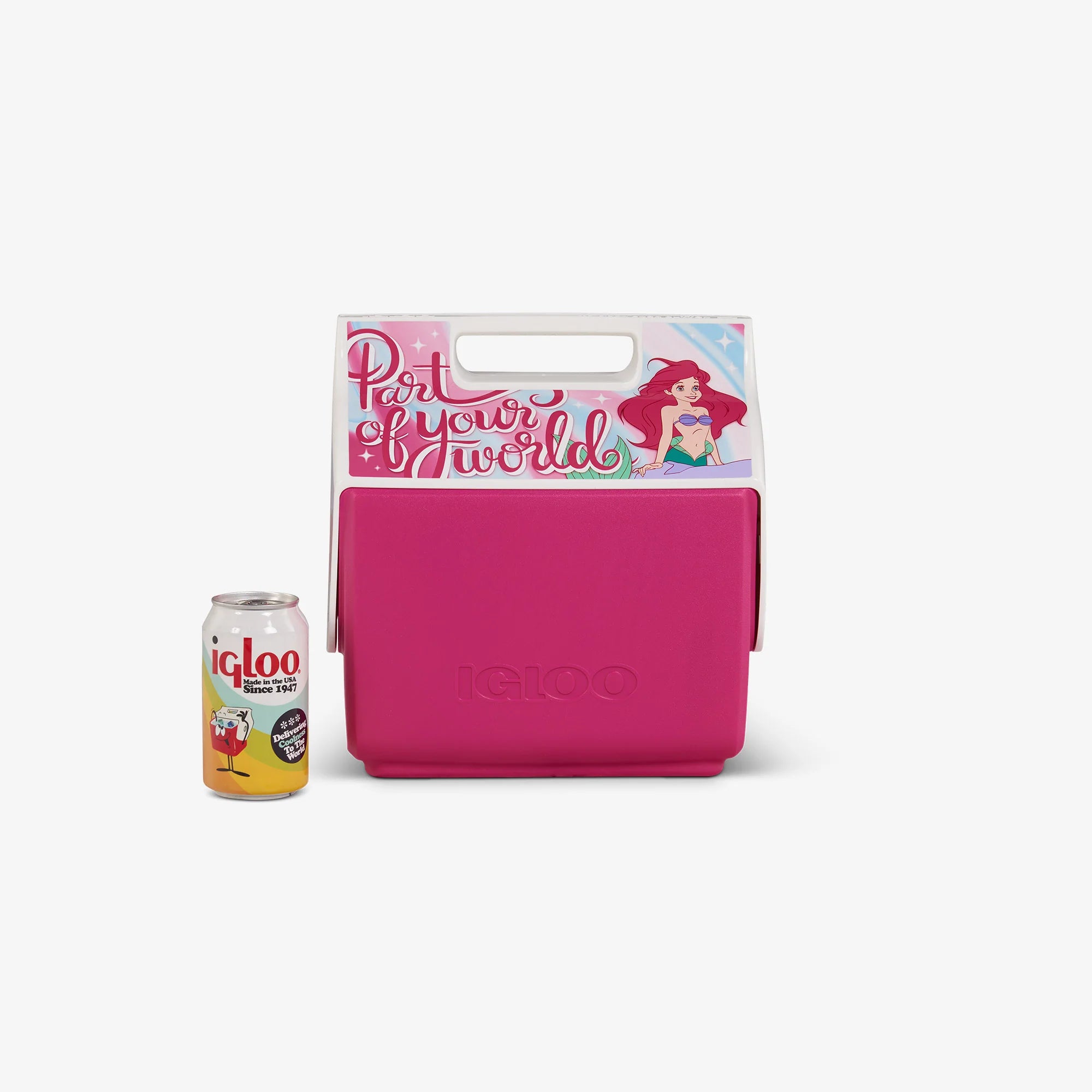 Igloo Camping Cooler Disney Princess Ariel Little Playmate 7 Qt Cooler - Image 5