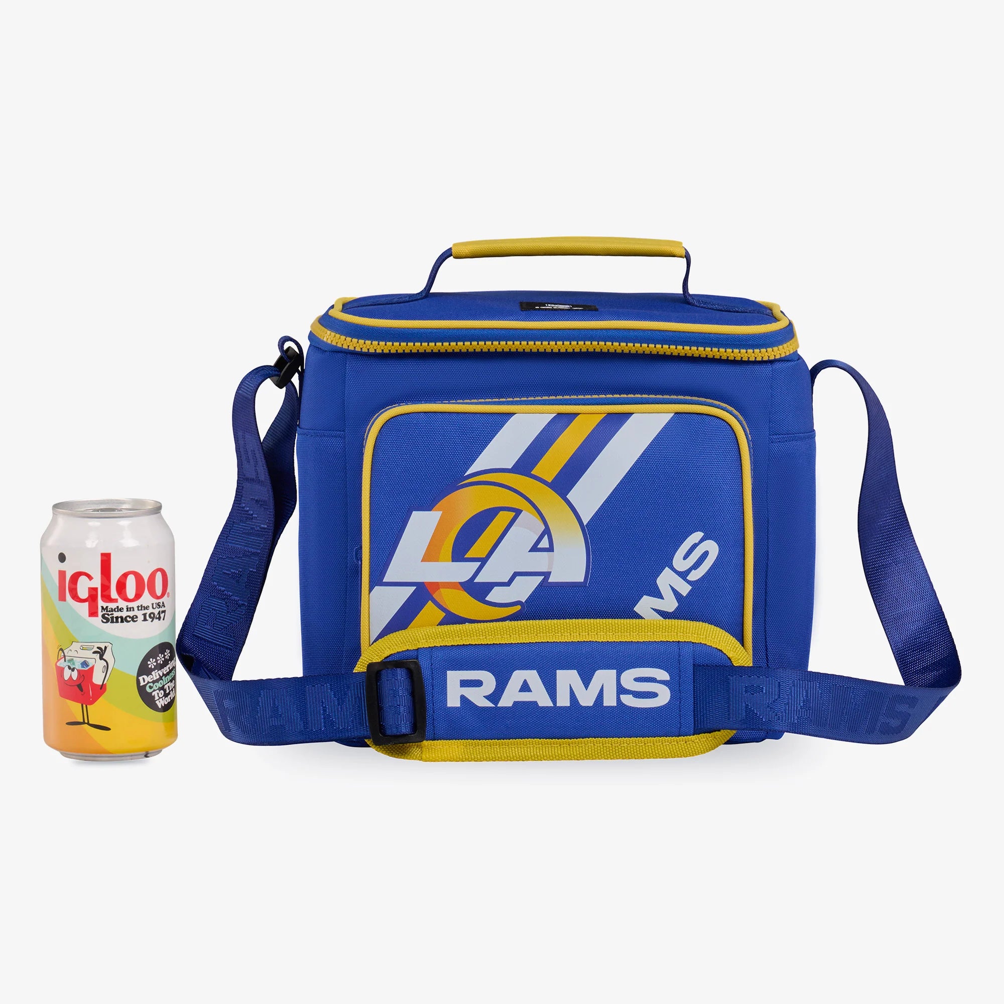 Igloo Camping Cooler Los Angeles Rams Square Lunch Cooler Bag - Image 5