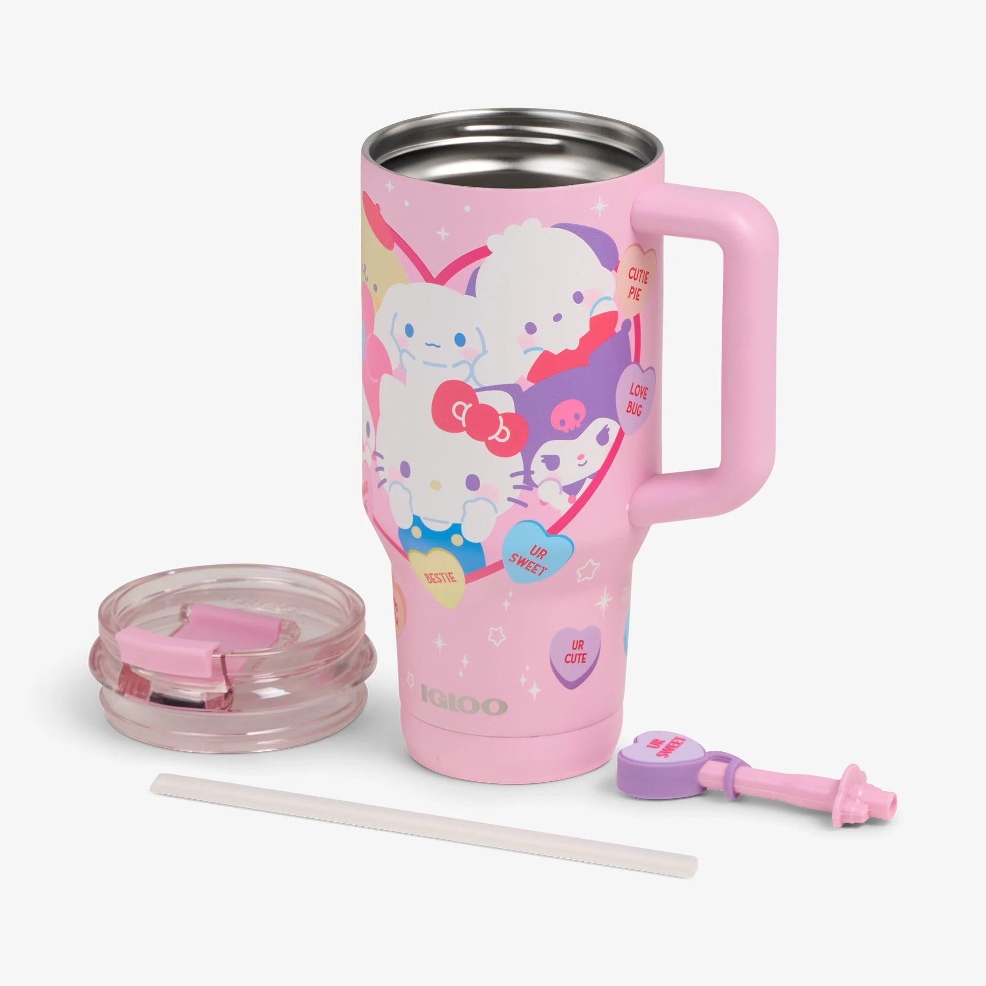 Igloo Camping Cooler Hello Kitty and Friends x Sweethearts Candies 32 Oz Travel Mug - Image 5