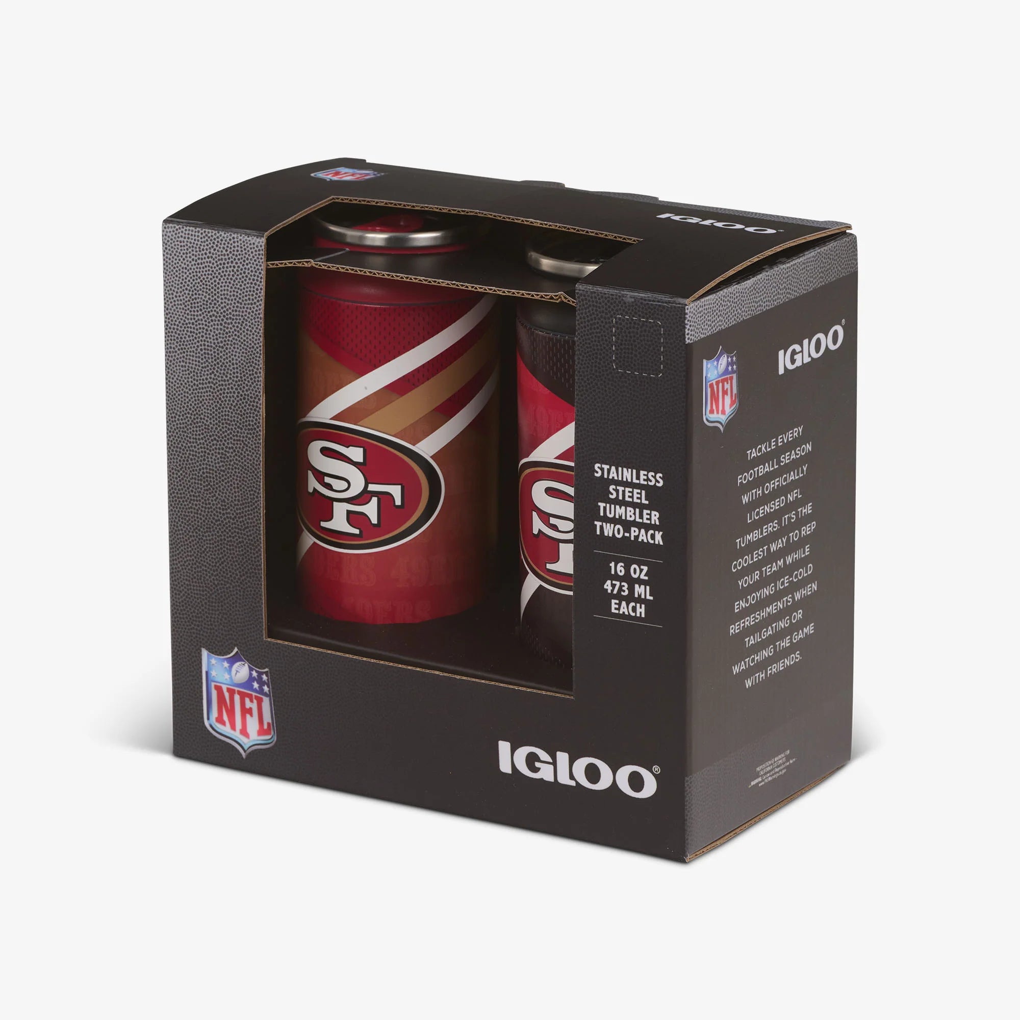 Igloo Camping Cooler San Francisco 49ers Home & Away 16 Oz Can 2-Pack - Image 5