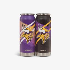 Igloo Camping Cooler Minnesota Vikings Home & Away 16 Oz Can 2-Pack