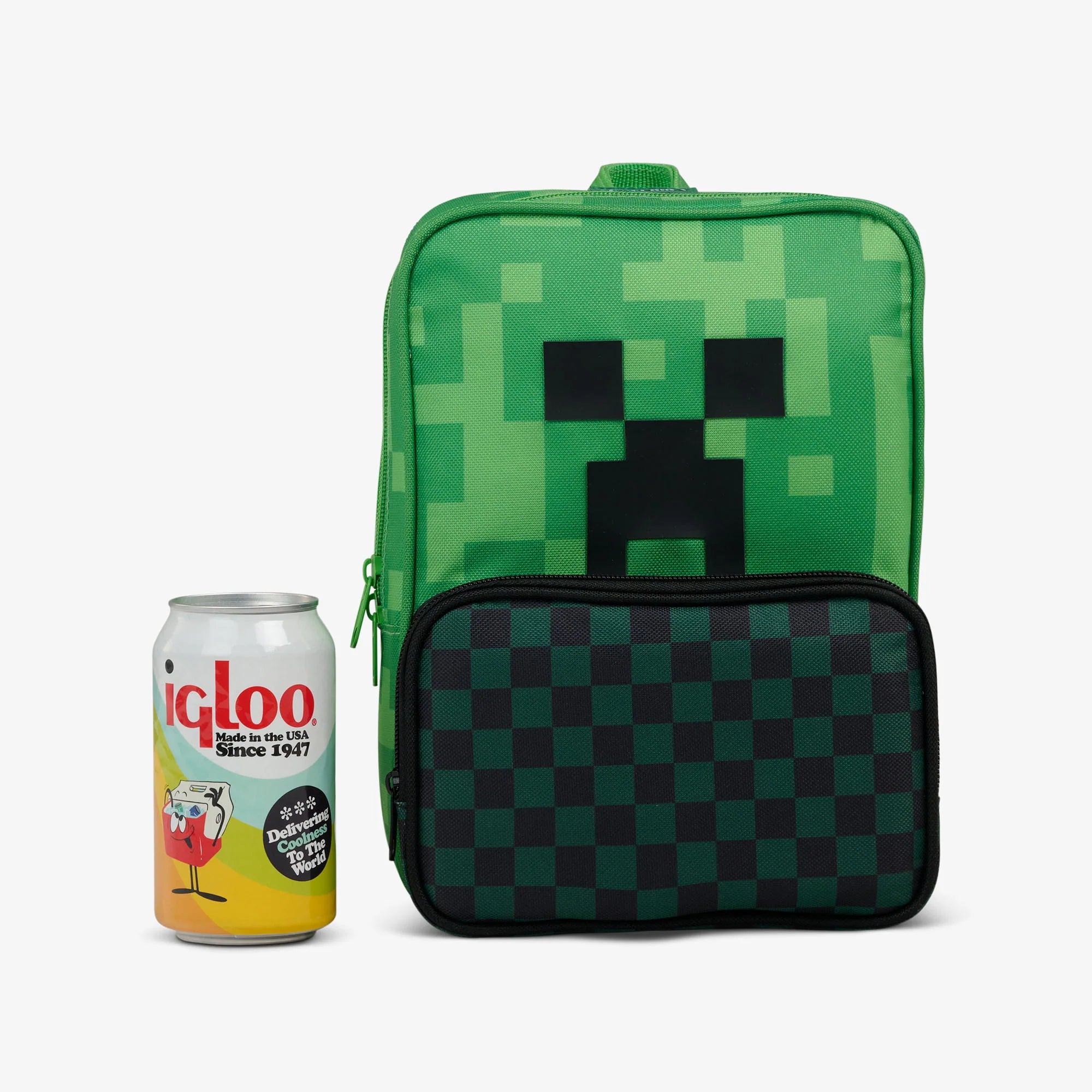Igloo Camping Cooler Minecraft Creeper 8-Can Crossbody Cooler - Image 5