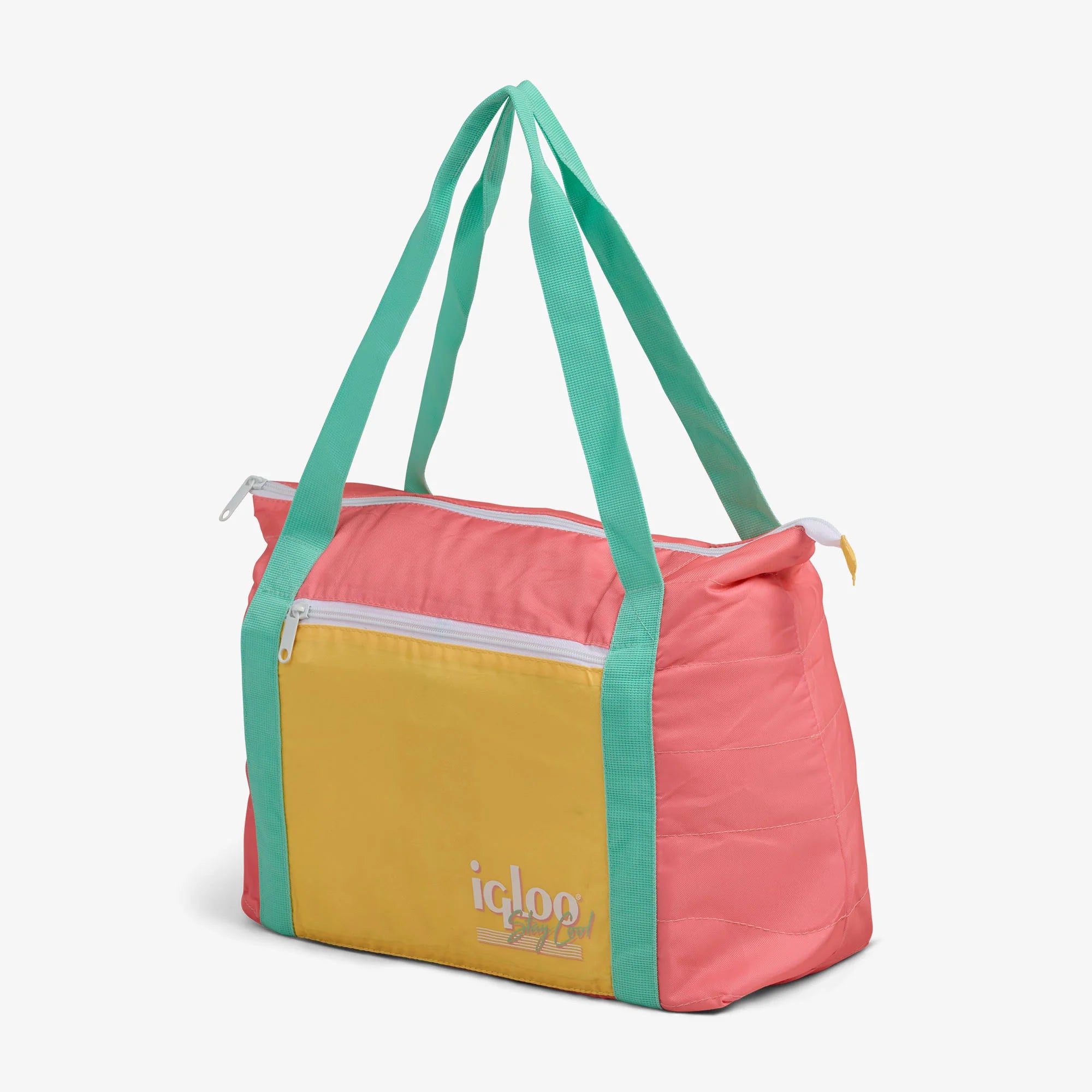 Igloo Camping Cooler Retro Packable Puffer 20-Can Cooler Bag - Image 19