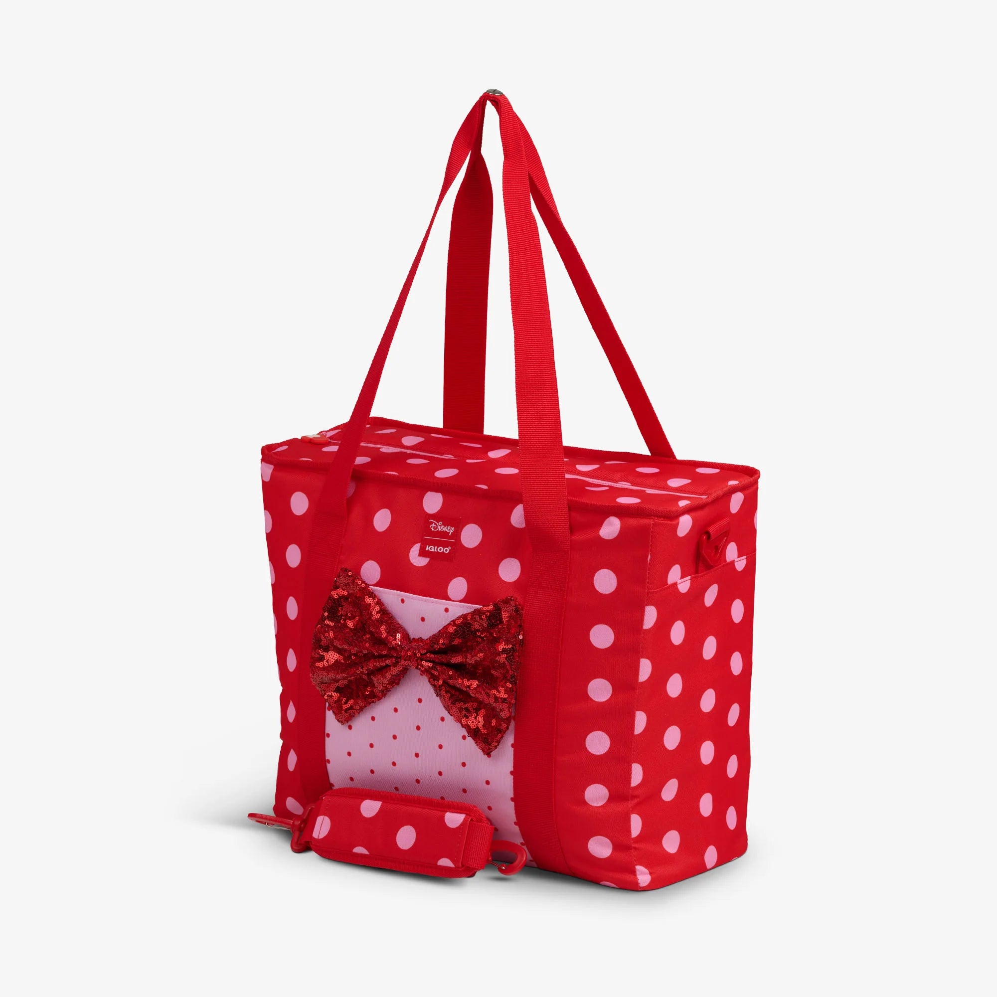 Igloo Camping Cooler Disney Minnie Mouse Polka Dots Dual Compartment Tote Cooler Bag - Image 2