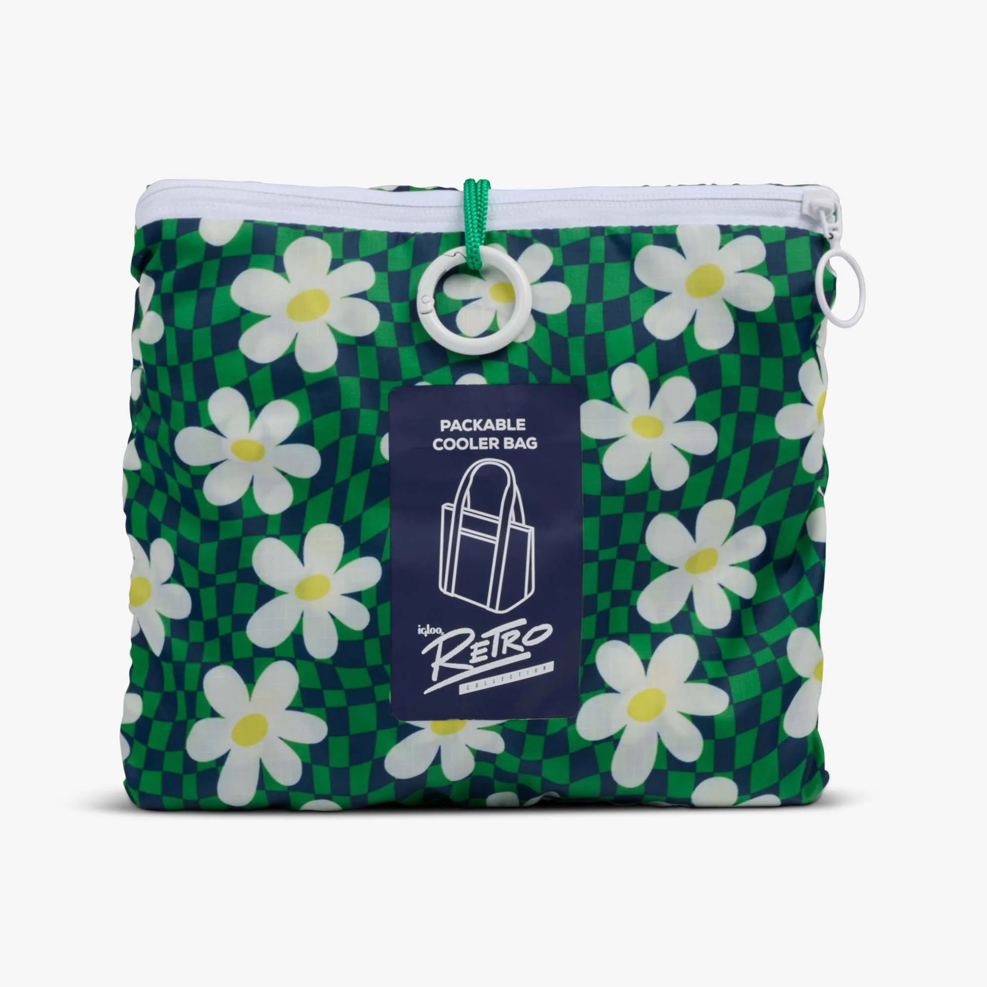 Igloo Camping Cooler Retro Packable Puffer 20-Can Cooler Bag - Image 6