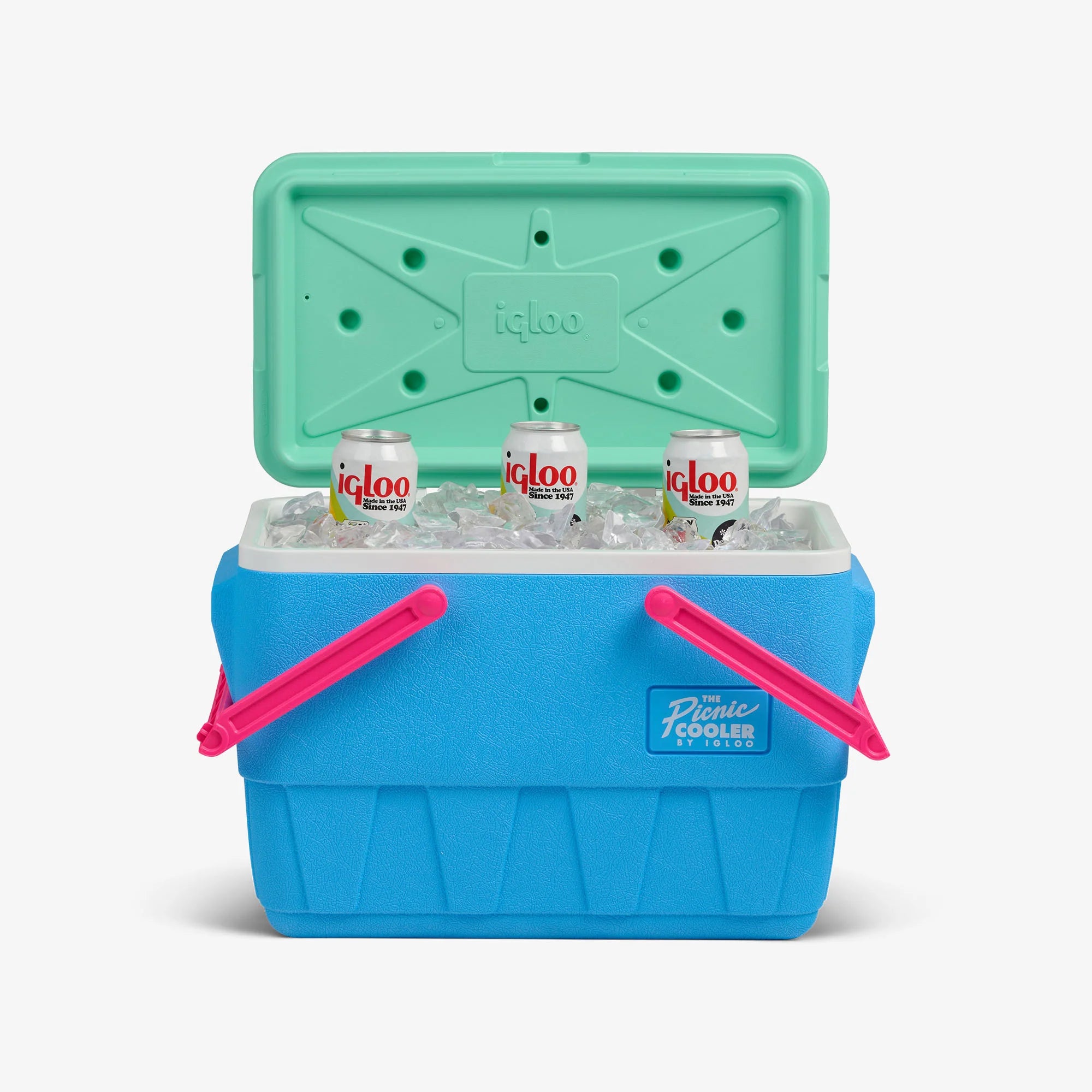 Igloo Camping Cooler Retro Picnic Basket 25 Qt Cooler - Image 21