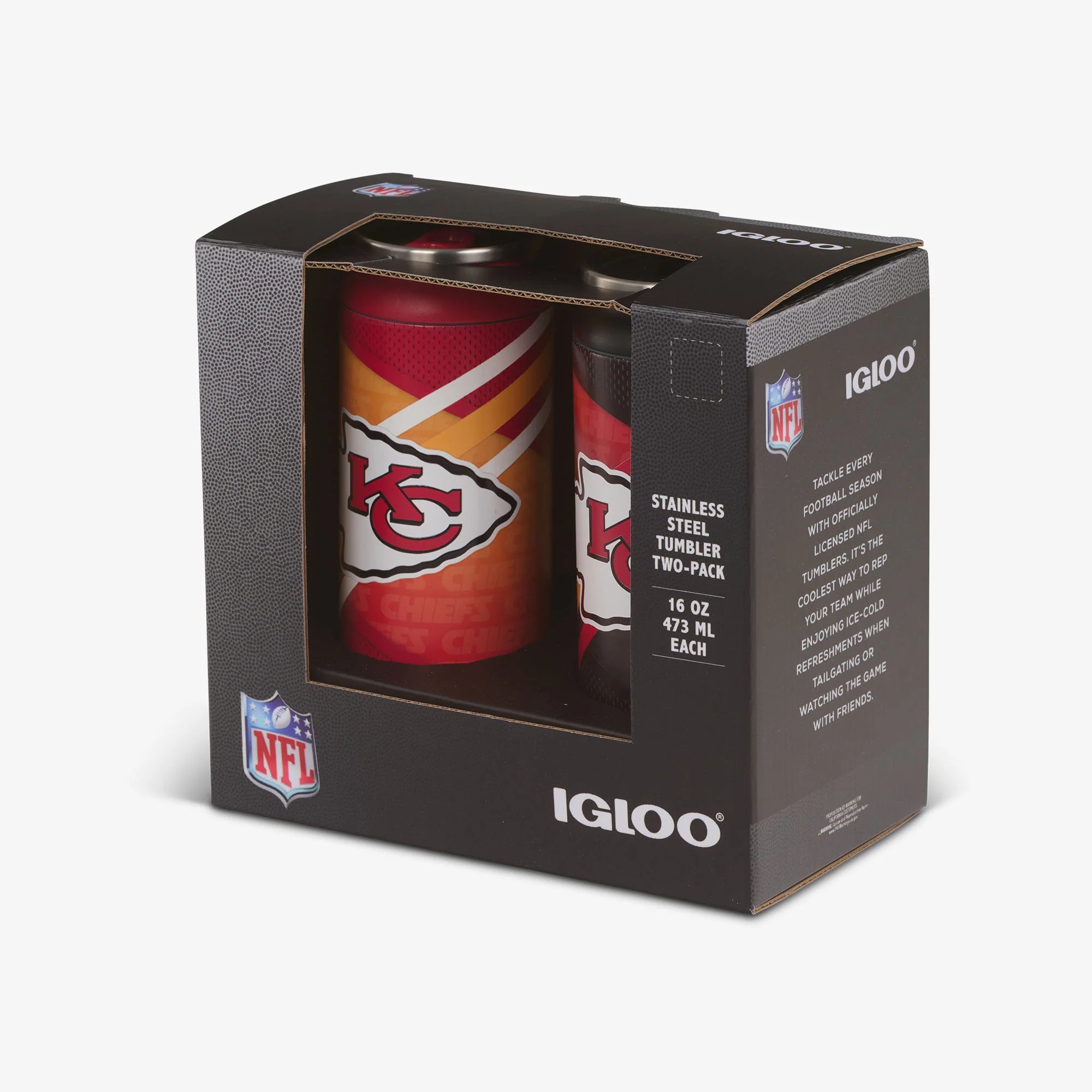 Igloo Camping Cooler Kansas City Chiefs Home & Away 16 Oz Can 2-Pack - Image 5