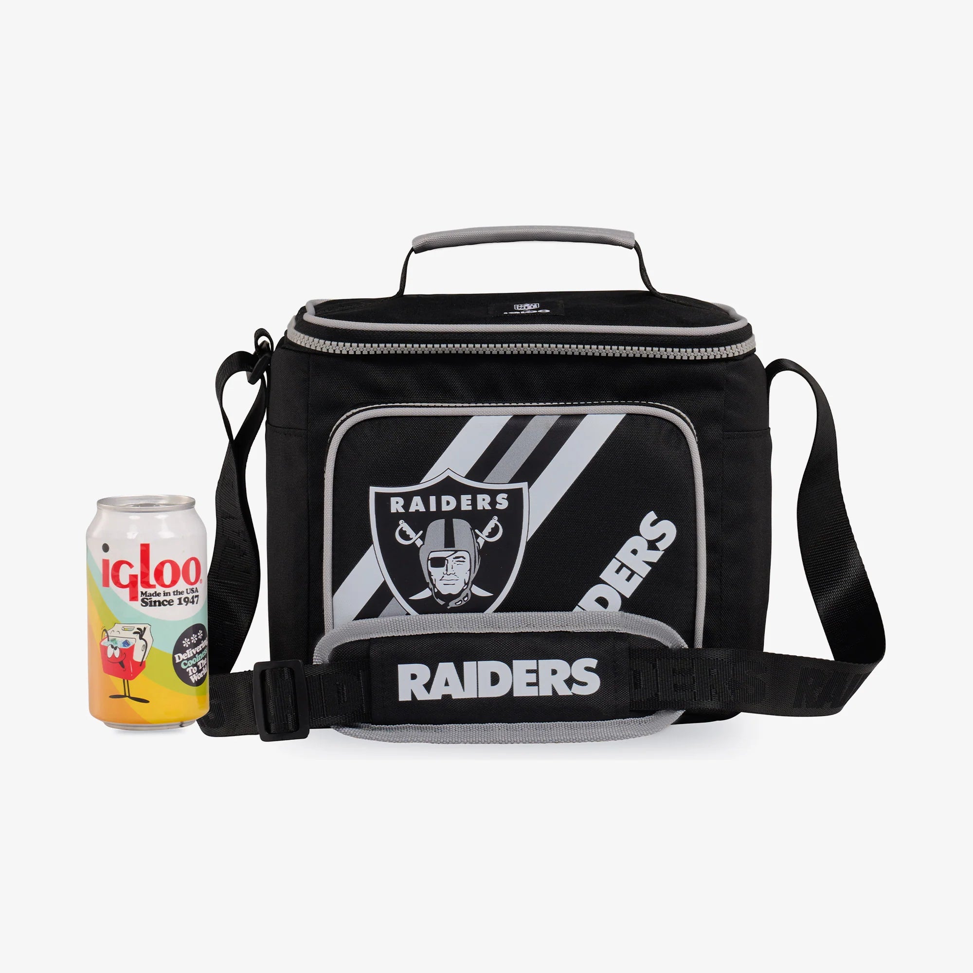 Igloo Camping Cooler Las Vegas Raiders Square Lunch Cooler Bag - Image 5
