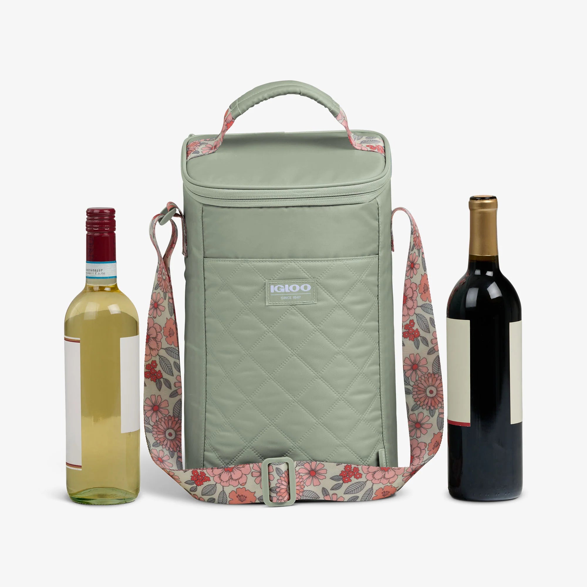 Igloo Camping Cooler Floral MaxCold DUO Vertical CrossbodyCooler Bag - Image 6