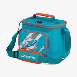 Alternative view of Igloo Camping Cooler Miami Dolphins Square Lunch Cooler Bag