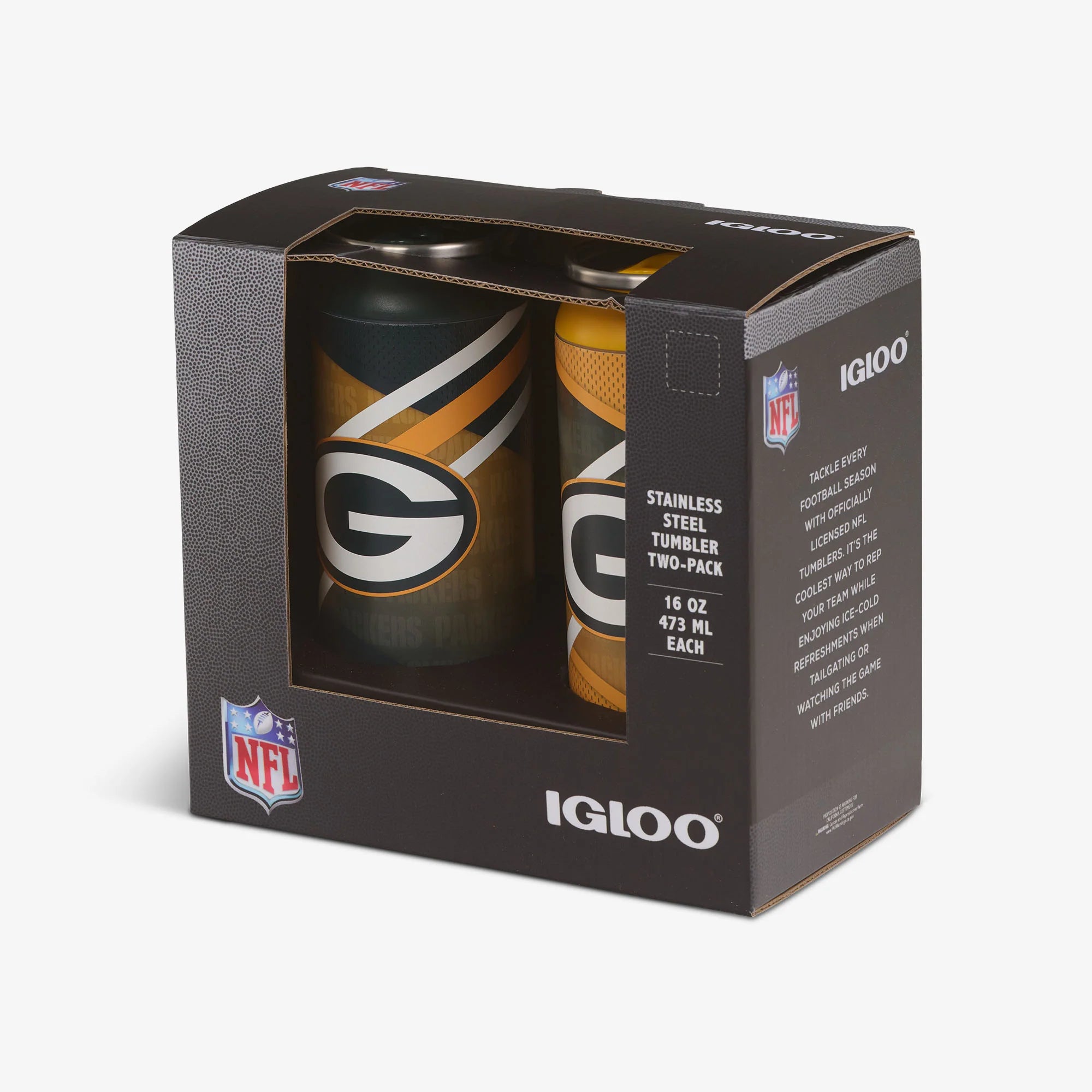 Igloo Camping Cooler Green Bay Packers Home & Away 16 Oz Can 2-Pack - Image 5