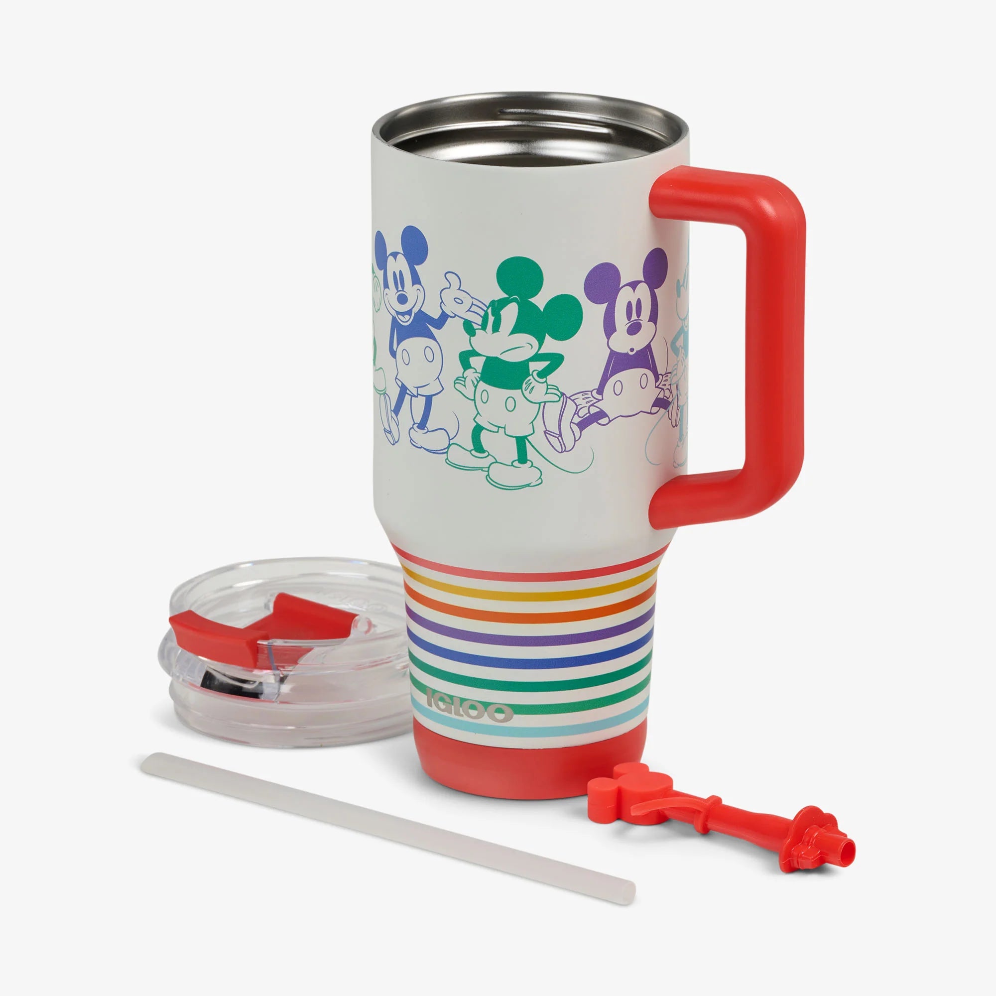 Igloo Camping Cooler Disney Mickey Mouse Stripe 32 Oz Travel Mug - Image 3