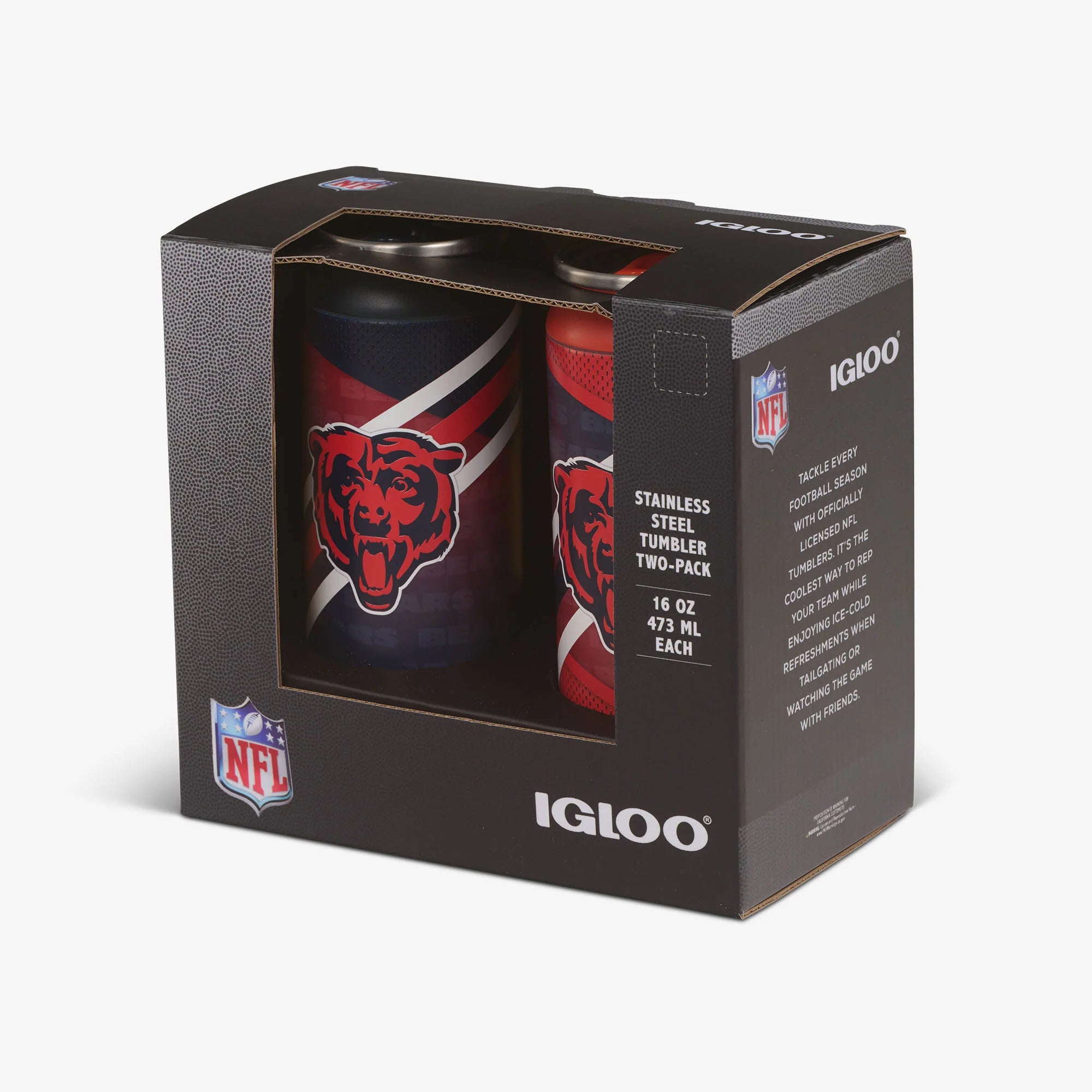 Igloo Camping Cooler Chicago Bears Home & Away 16 Oz Can 2-Pack - Image 5