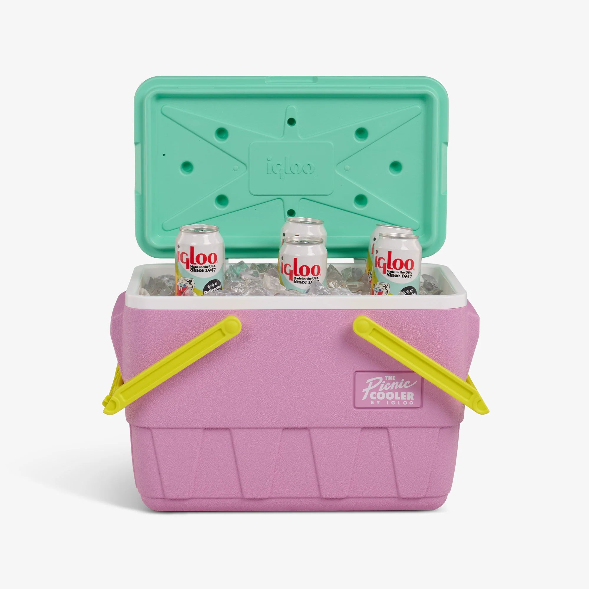 Igloo Camping Cooler Retro Picnic Basket 25 Qt Cooler - Image 45