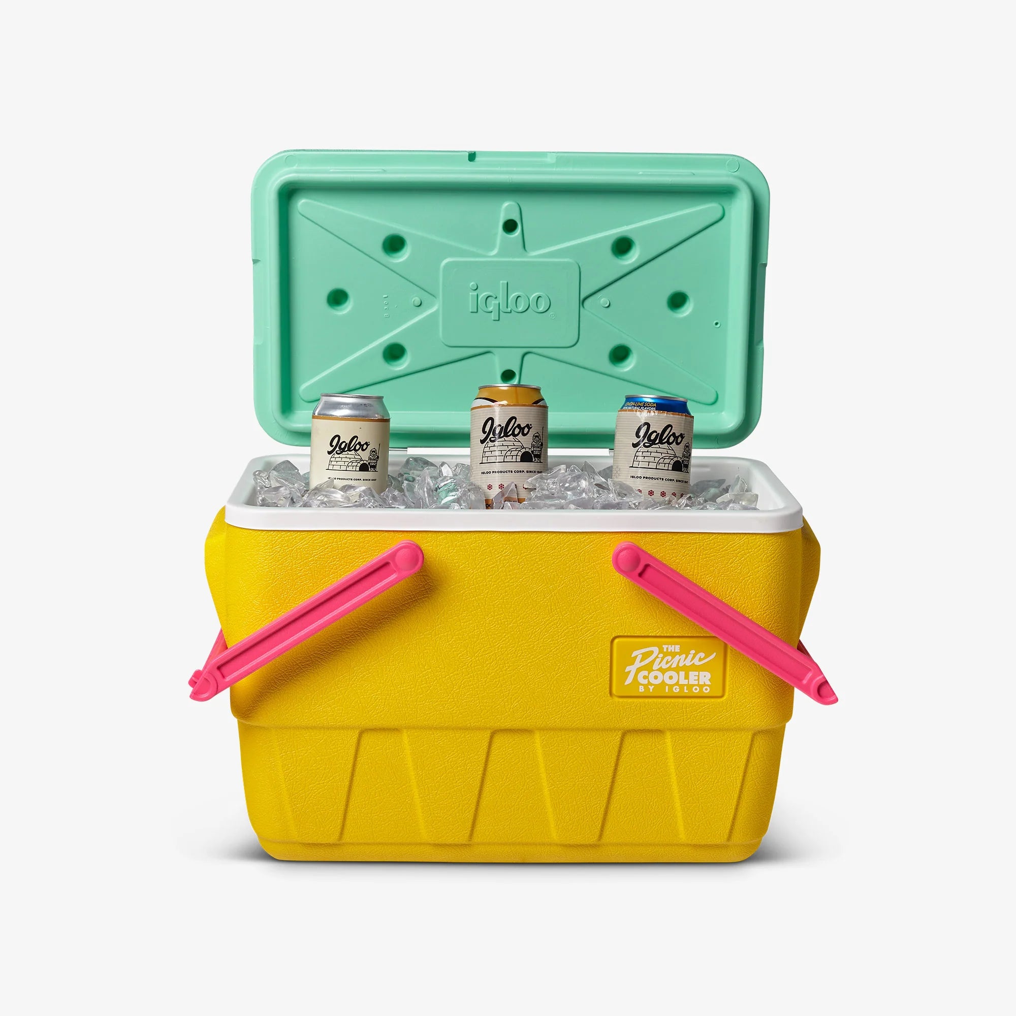 Igloo Camping Cooler Retro Picnic Basket 25 Qt Cooler - Image 41